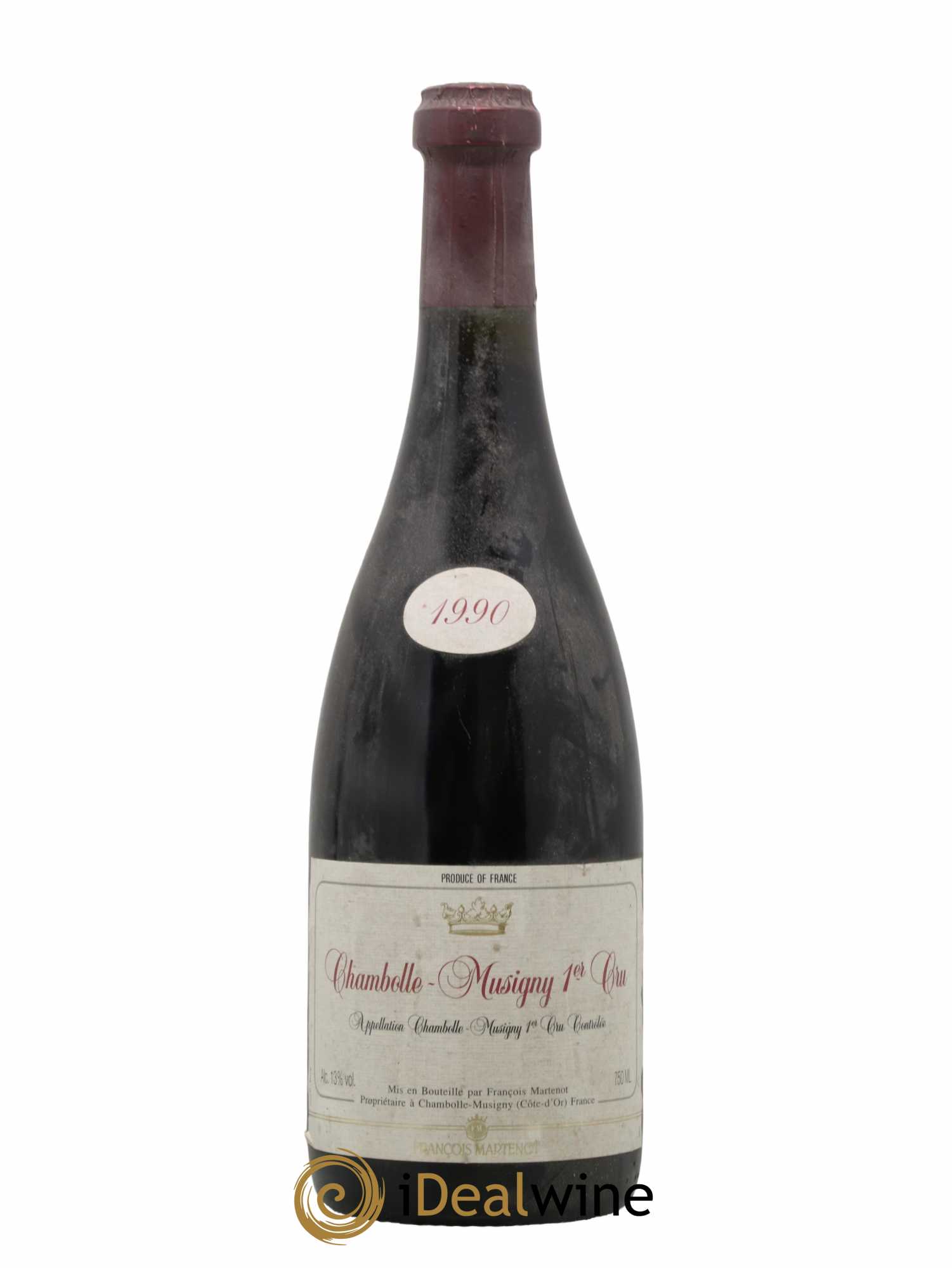Chambolle-Musigny 1er Cru Domaine François Martenot 1990 - Lot de 1 bouteille - 0