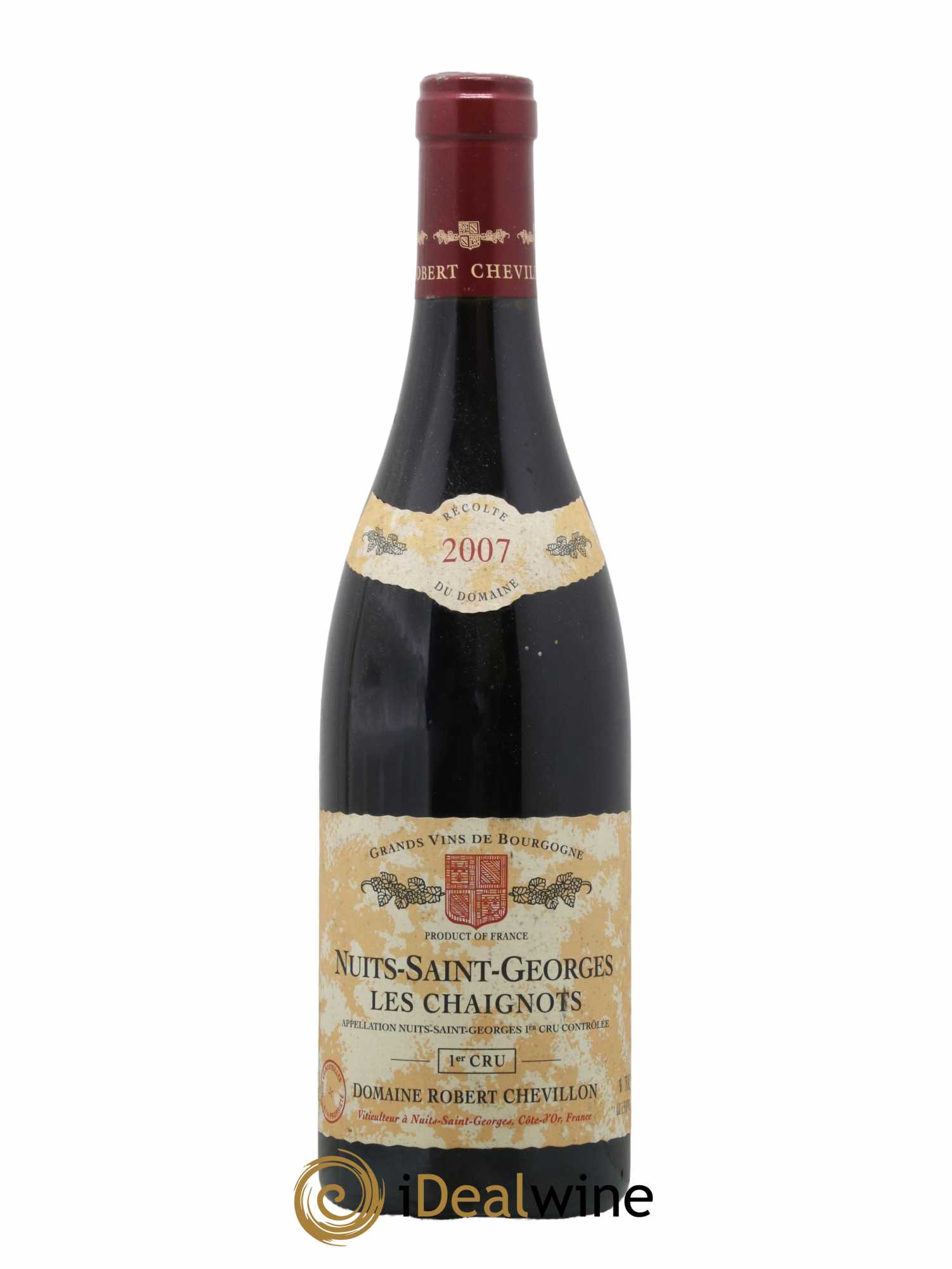 Nuits-Saint-Georges 1er Cru Les Chaignots Robert Chevillon 2007 - Lot de 1 bouteille - 0
