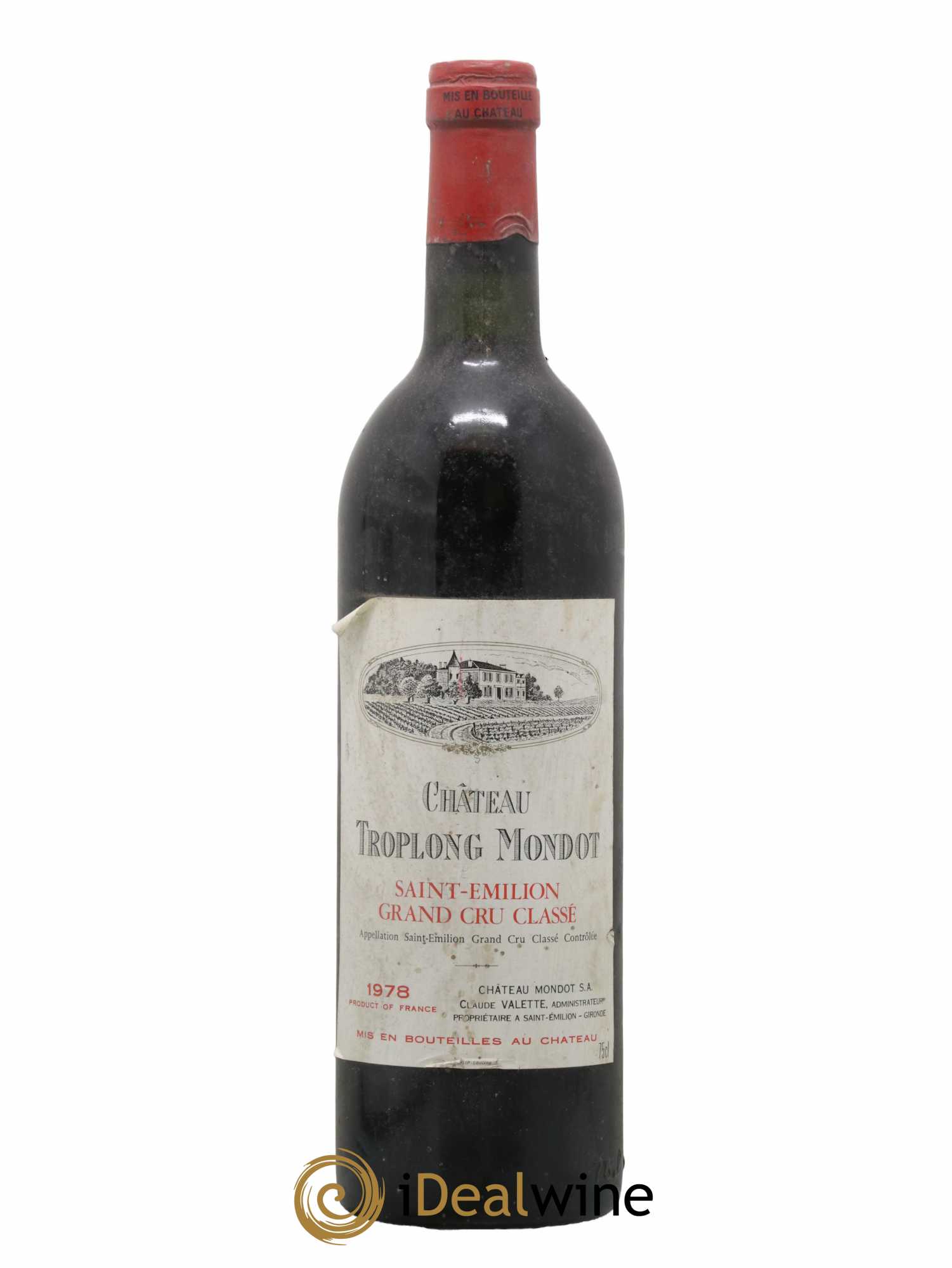 Château Troplong Mondot 1er Grand Cru Classé B 1978 - Lot de 1 bouteille - 0