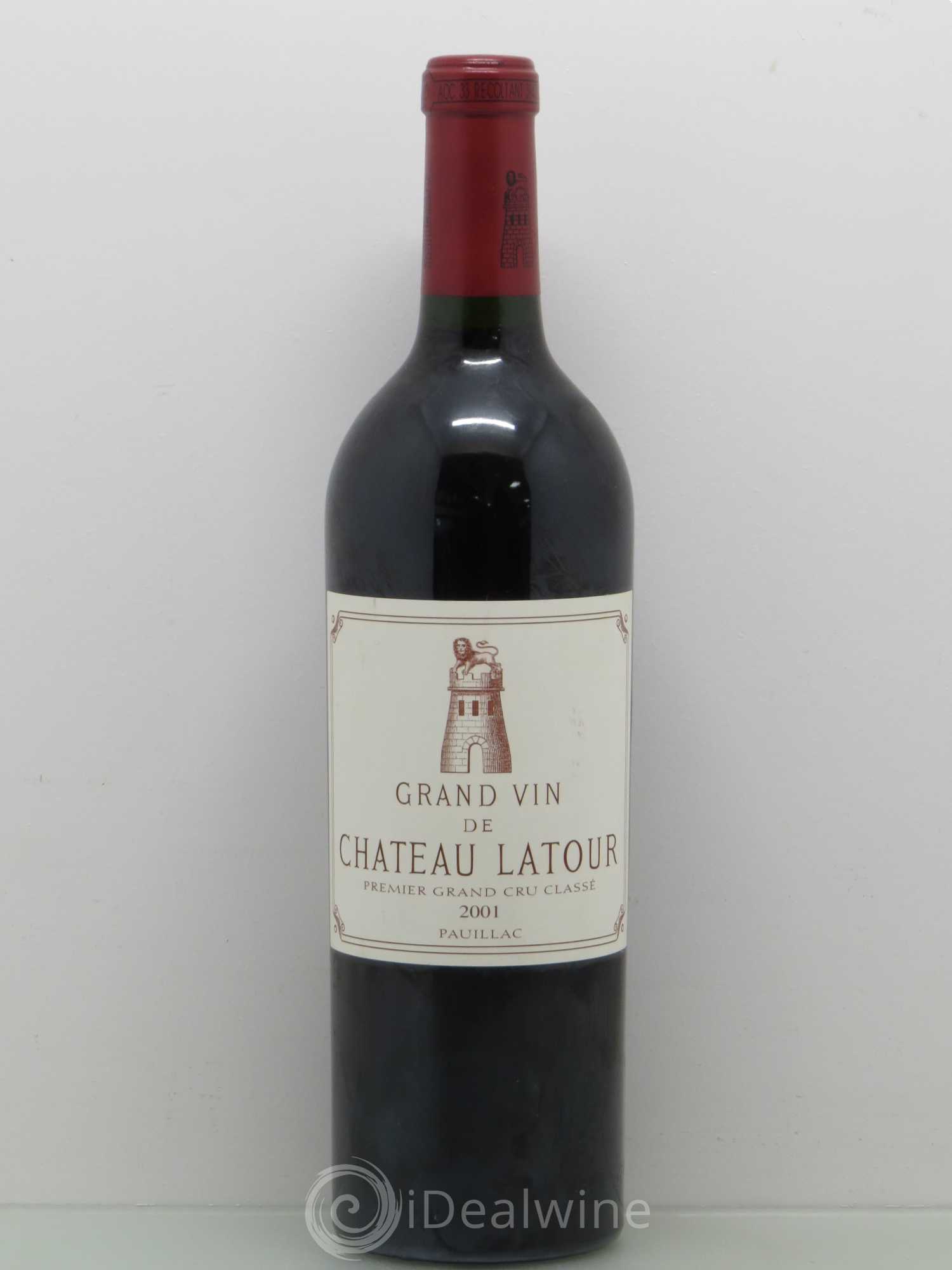 Château Latour 1er Grand Cru Classé 2001 - Lot de 1 bouteille - 0