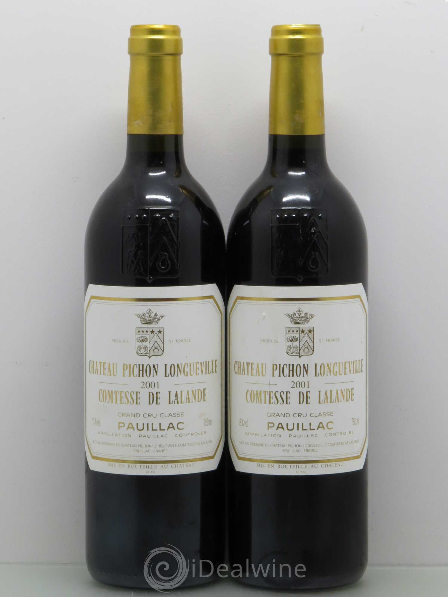 Château Pichon Longueville Comtesse de Lalande 2ème Grand Cru Classé 2001 - Lot de 2 bouteilles - 0
