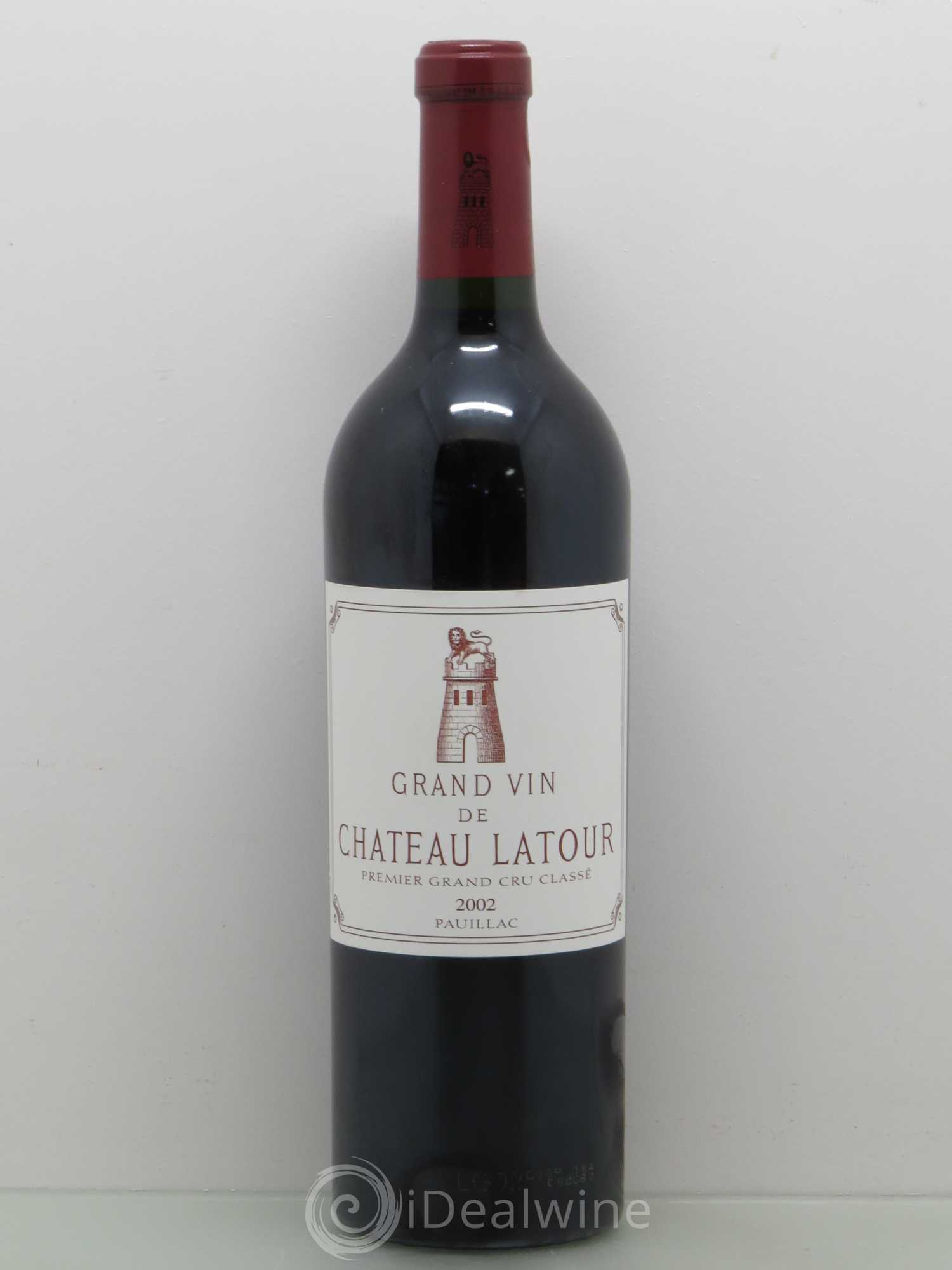 Château Latour 1er Grand Cru Classé 2002 - Lot de 1 bouteille - 0