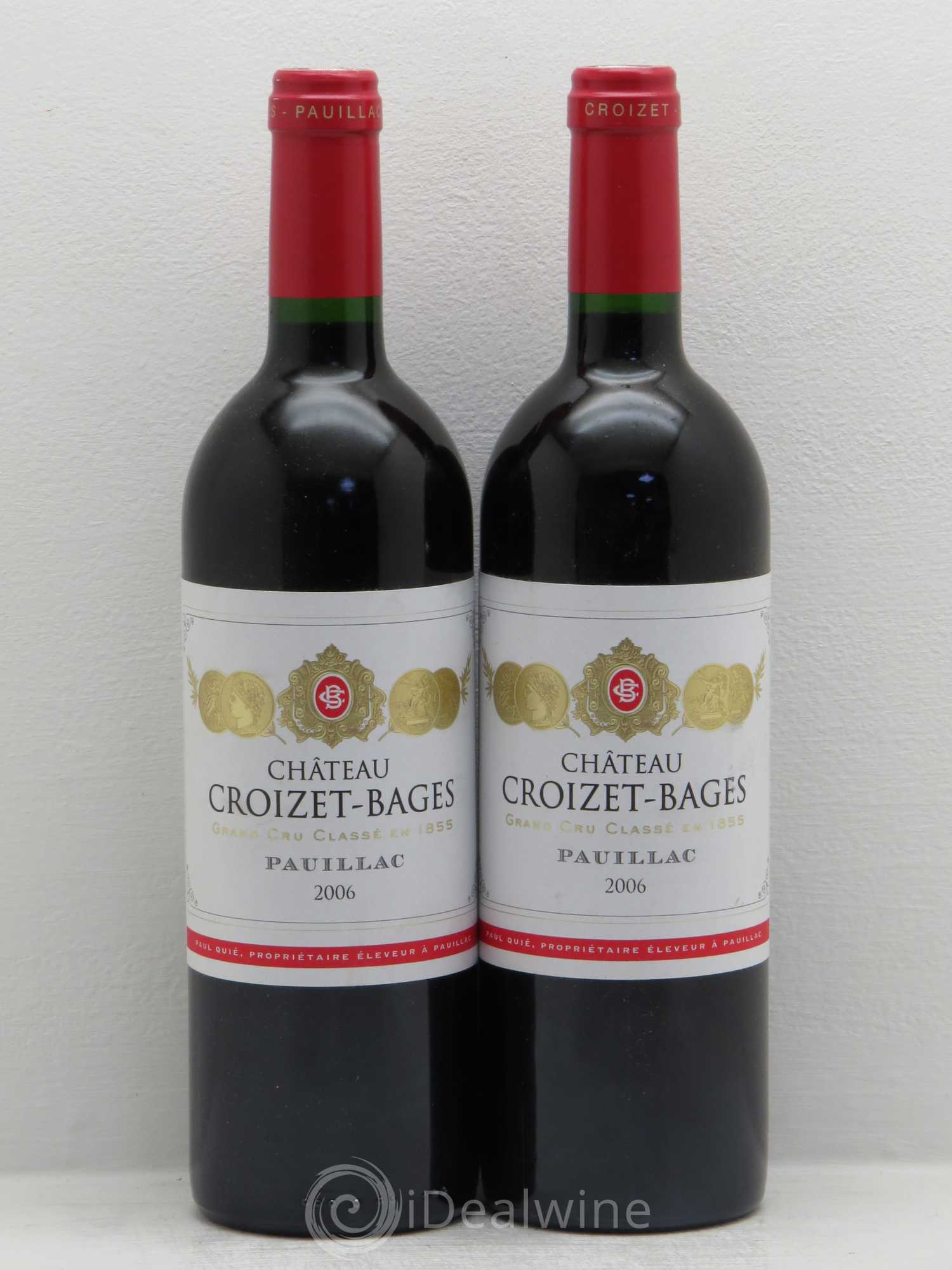 Château Croizet Bages 5ème Grand Cru Classé 2006 - Lot de 2 bouteilles - 0