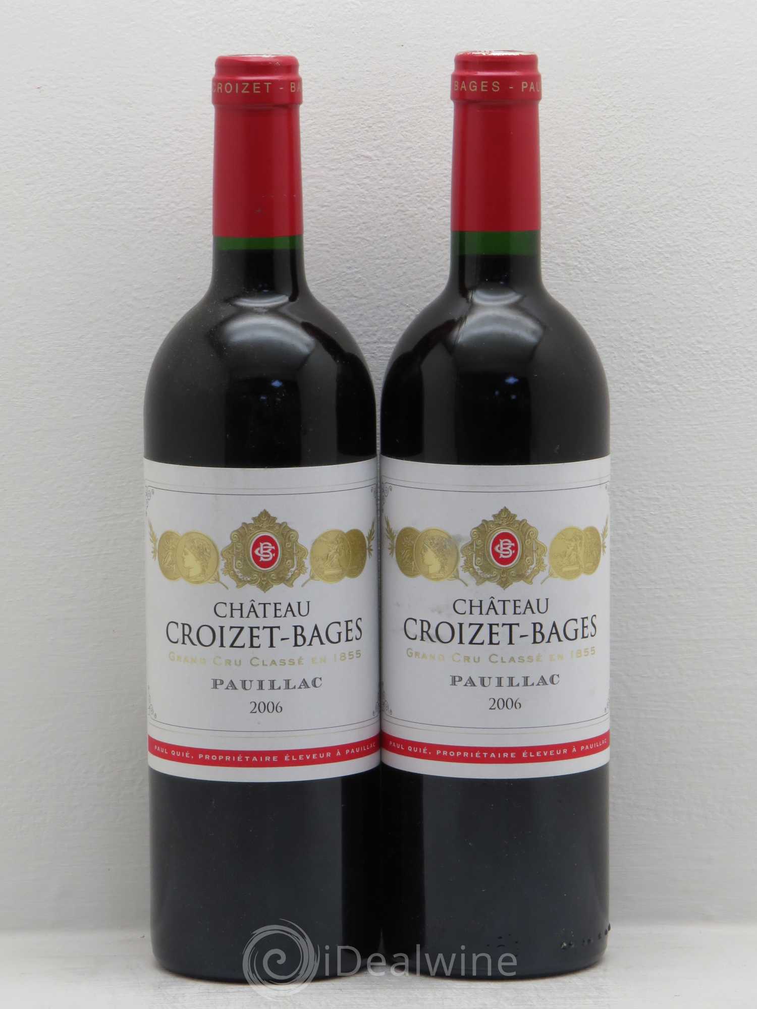 Château Croizet Bages 5ème Grand Cru Classé 2006 - Lot de 2 bouteilles - 0