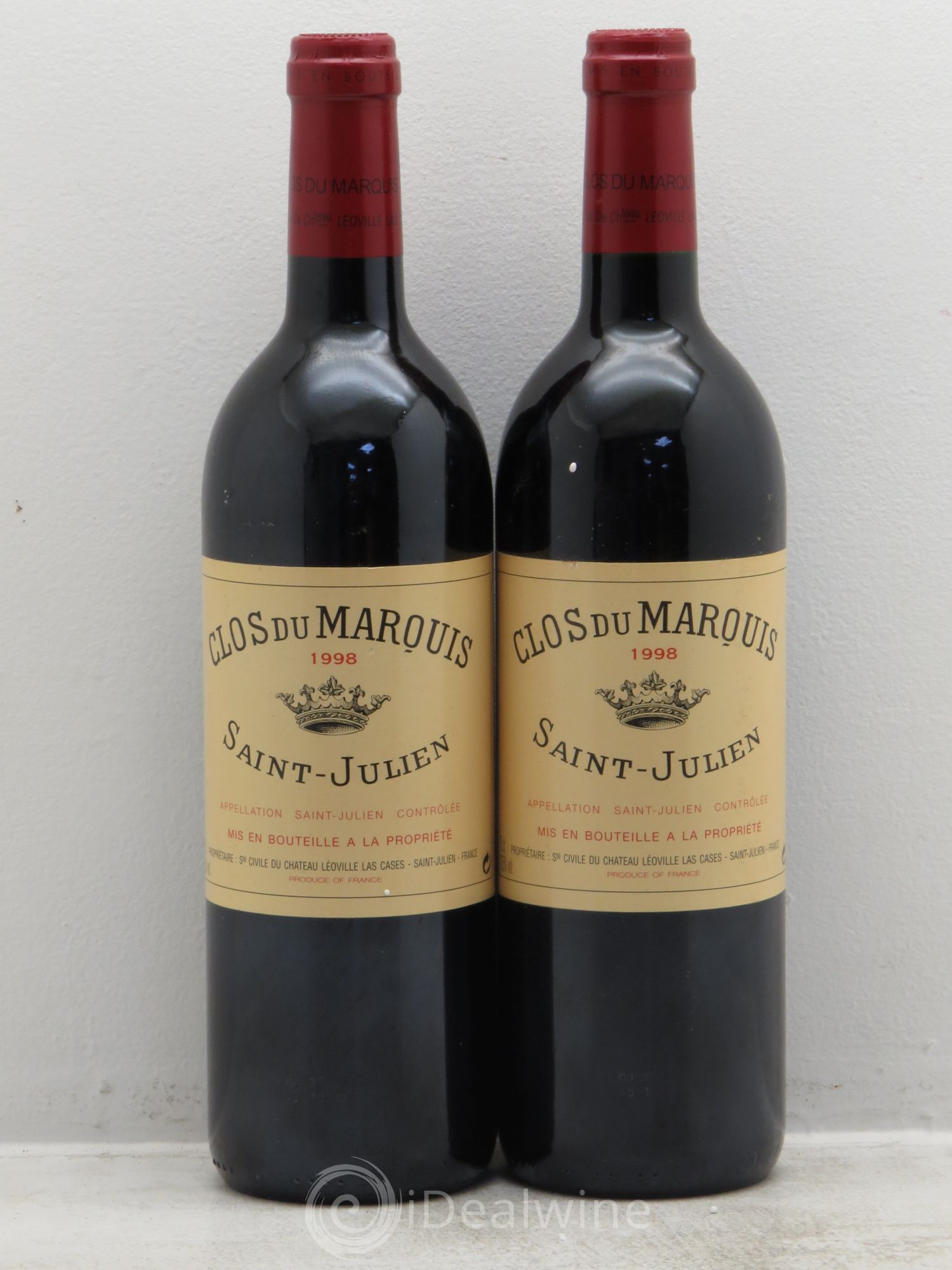 Clos du Marquis 1998 - Lot de 2 bouteilles - 0