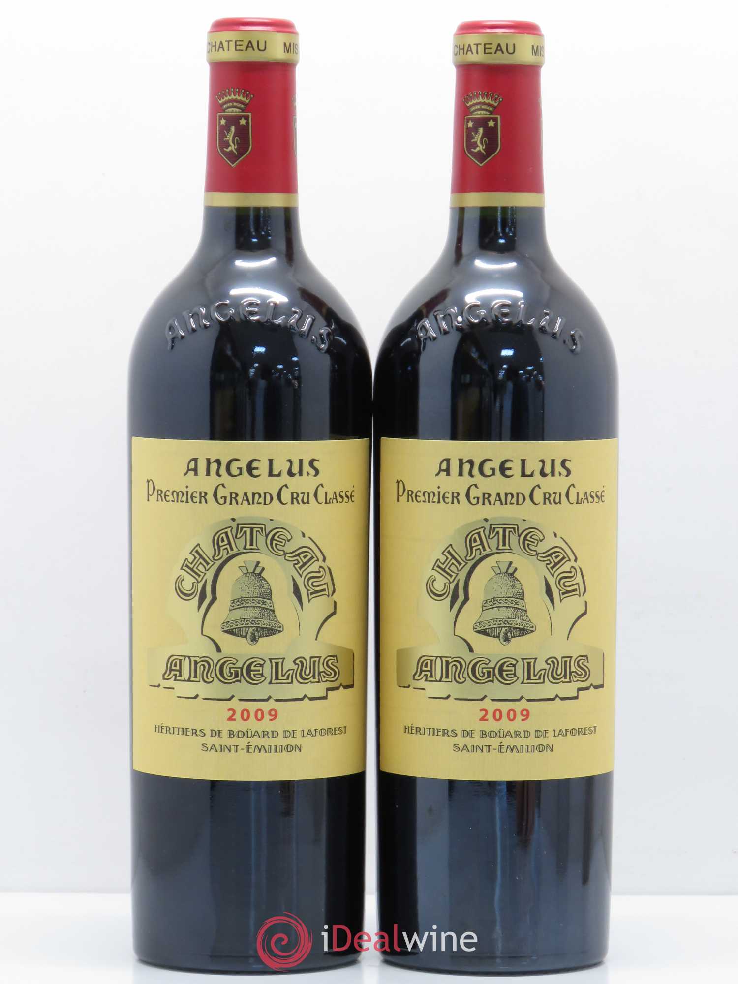Château Angélus 1er Grand Cru Classé A 2009 - Lot de 2 bouteilles - 0