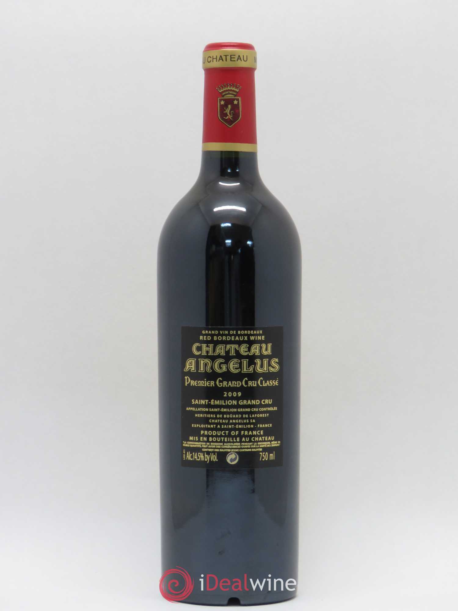 Château Angélus 1er Grand Cru Classé A 2009 - Lot de 1 bouteille - 1
