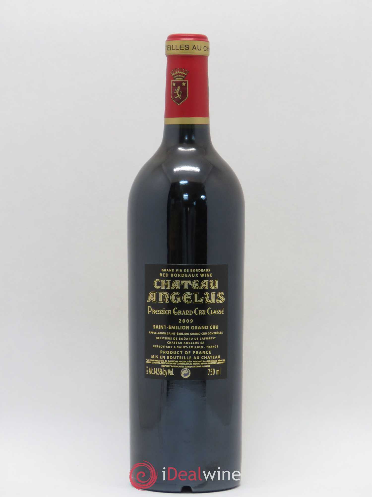 Château Angélus 1er Grand Cru Classé A 2009 - Lot de 1 bouteille - 1