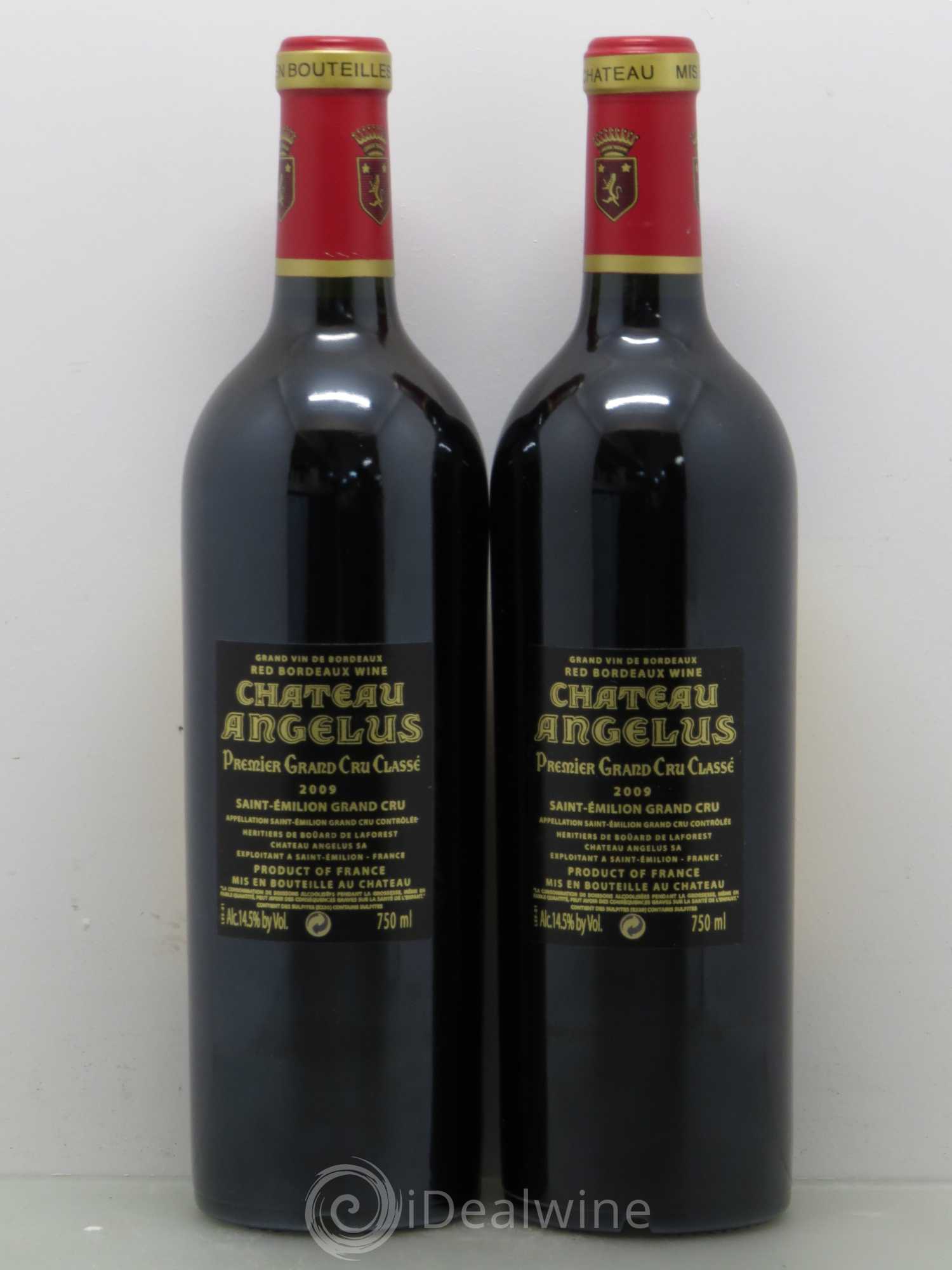 Château Angélus 1er Grand Cru Classé A 2009 - Lot de 2 bouteilles - 1