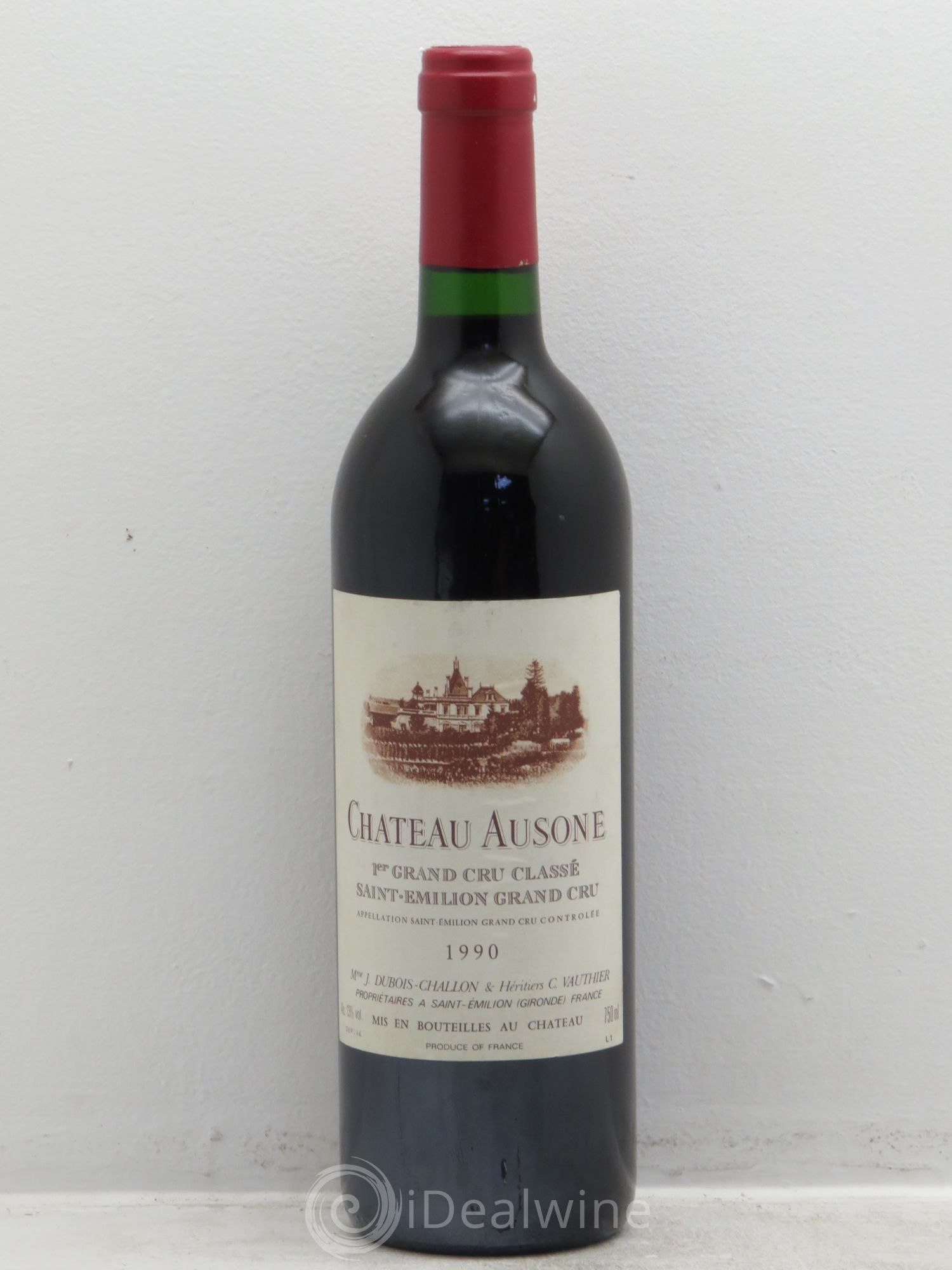Château Ausone 1er Grand Cru Classé A 1990 - Lot de 1 bouteille - 0