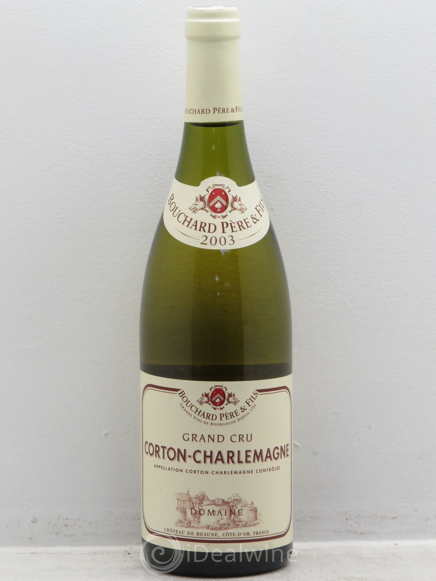 Corton-Charlemagne Grand Cru Bouchard Père & Fils 2003 - Posten von 1 Flasche - 0
