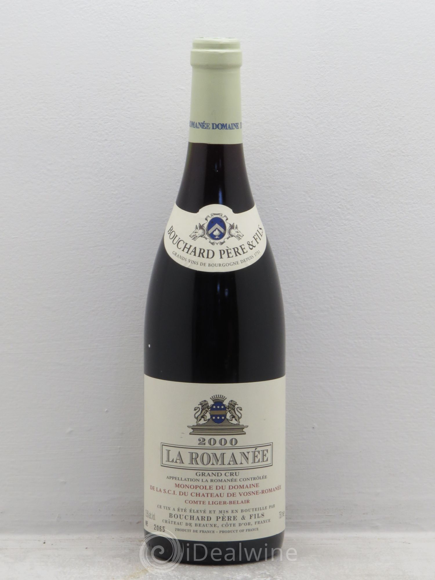 La Romanée Grand Cru Comte Liger-Belair (Domaine du) 2000 - Lot de 1 bouteille - 0