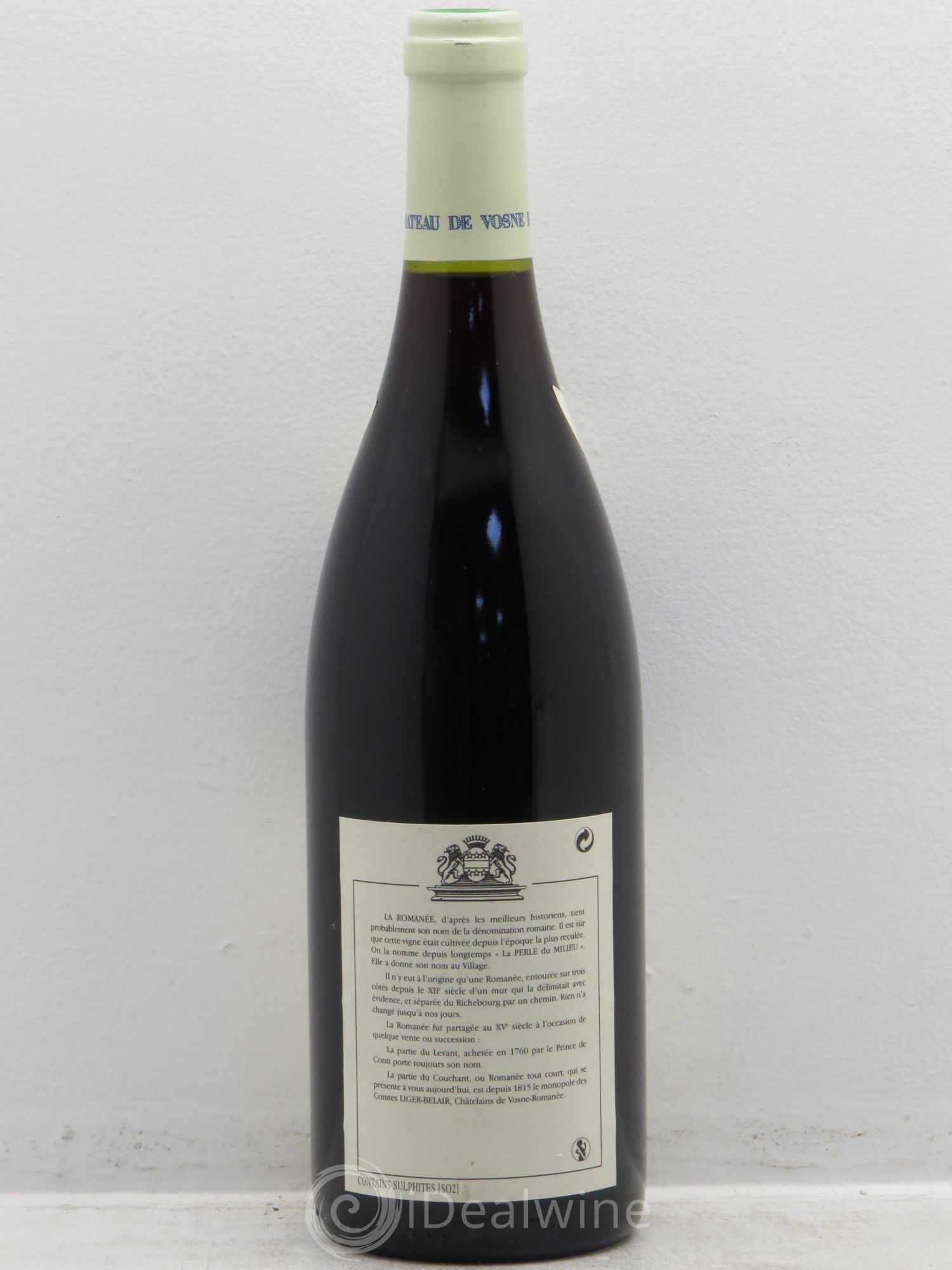 La Romanée Grand Cru Comte Liger-Belair (Domaine du) 2000 - Lot de 1 bouteille - 1