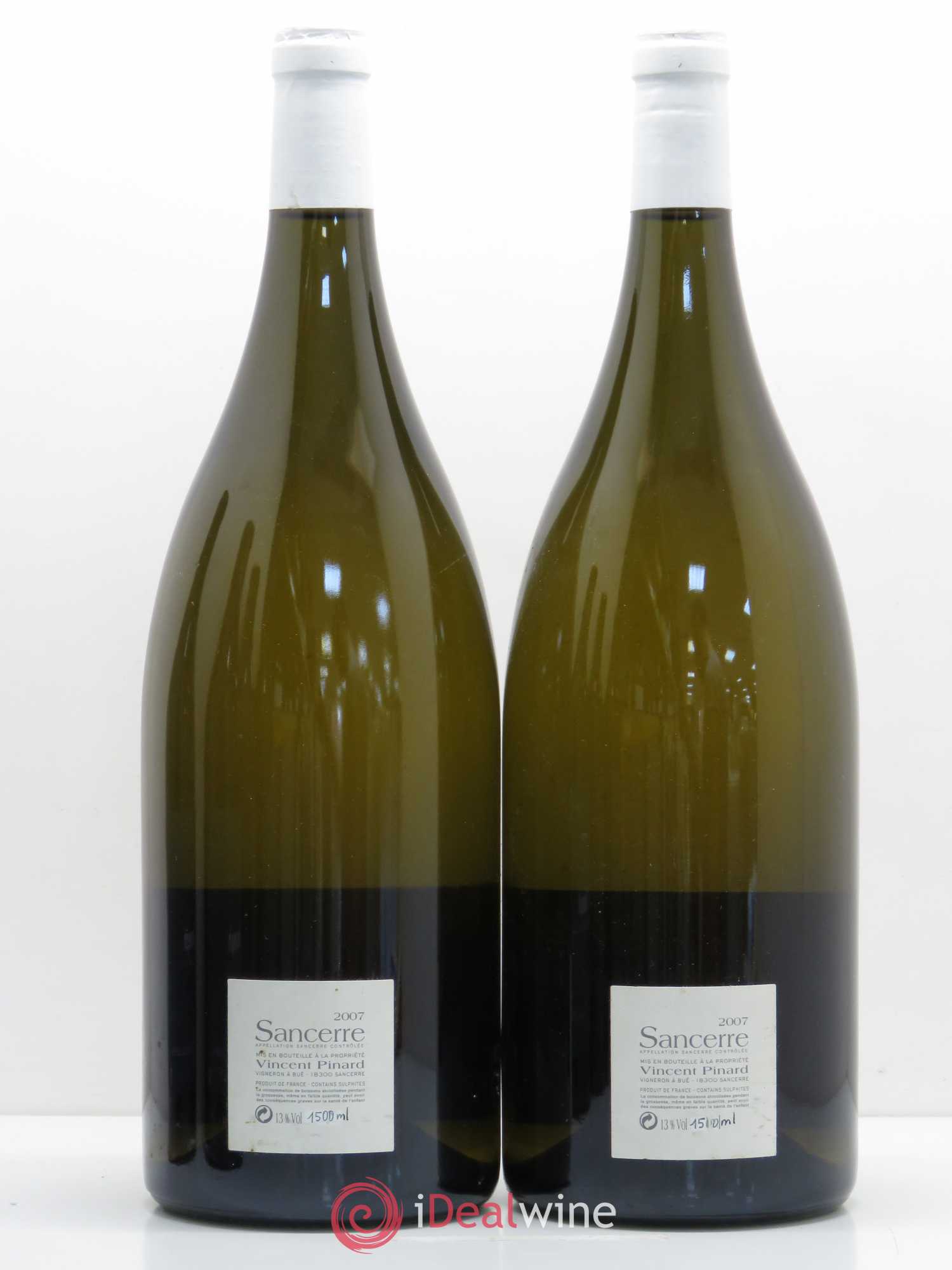 Sancerre Harmonie Vincent Pinard (sans prix de réserve) 2007 - Lot de 2 magnums - 1