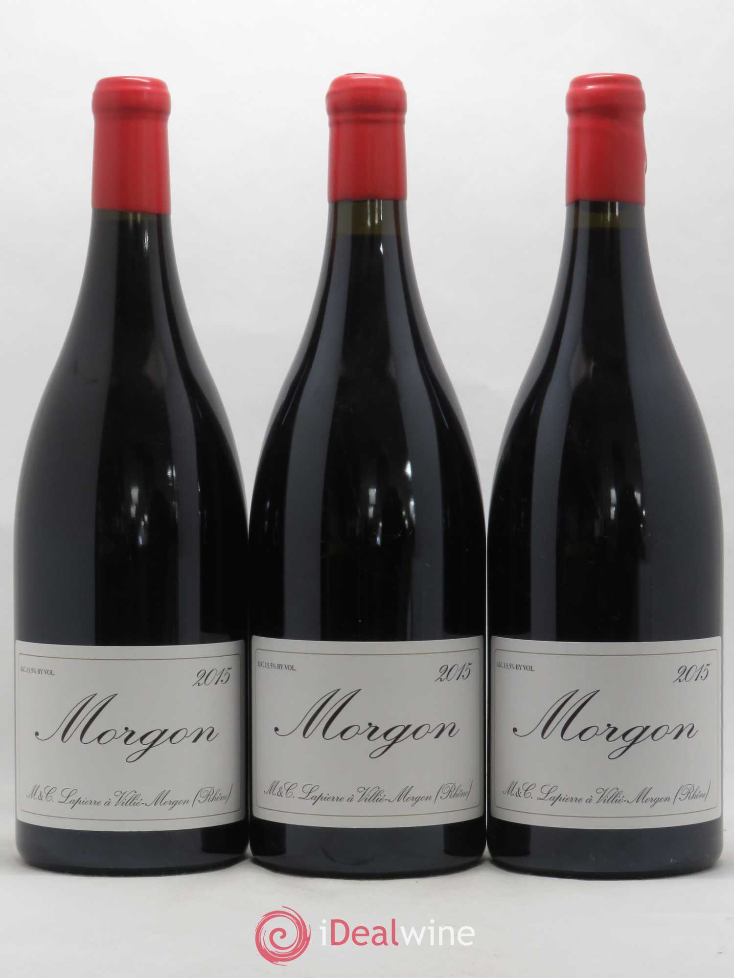 Morgon Marcel Lapierre (Domaine) (sans prix de réserve) 2015 - Lot de 3 magnums - 0