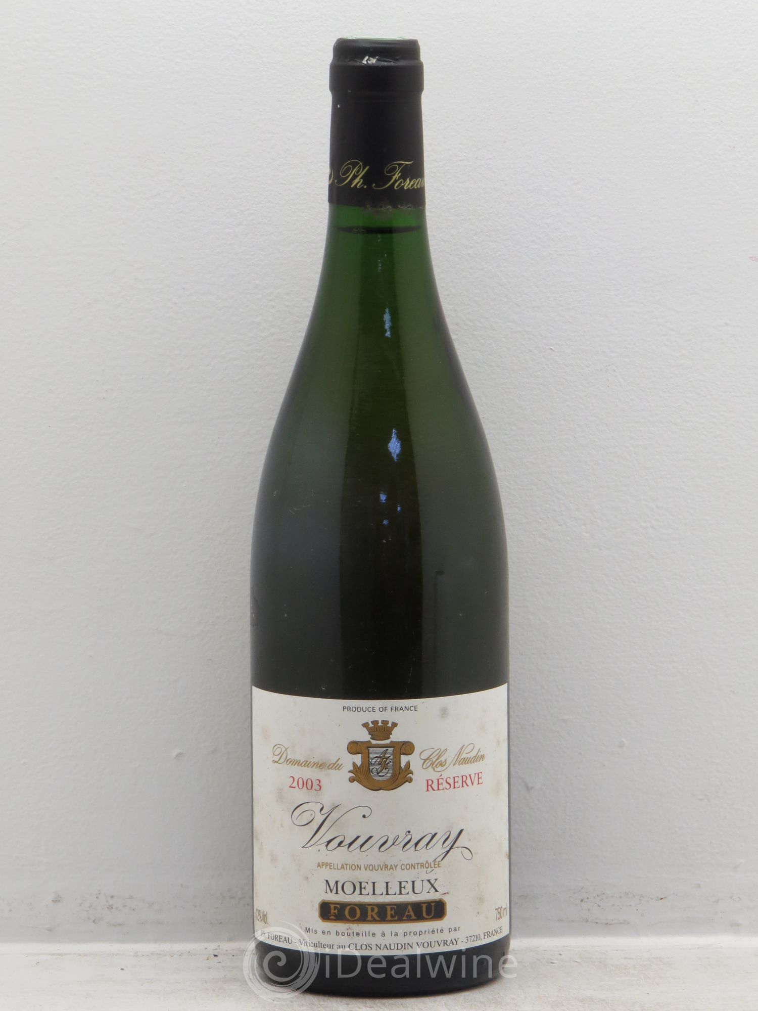 Vouvray Moelleux Réserve Clos Naudin - Philippe Foreau (senza prezzo di riserva) 2003 - Lotto di 1 bottiglia - 0