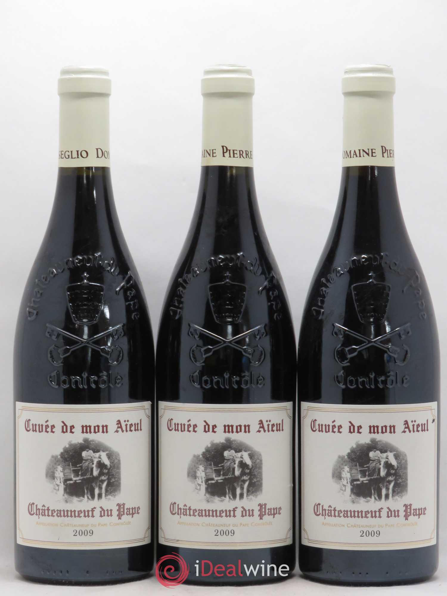 Châteauneuf-du-Pape Cuvée de mon Aïeul Pierre Usseglio & Fils 2009 - Lot de 3 bouteilles - 0