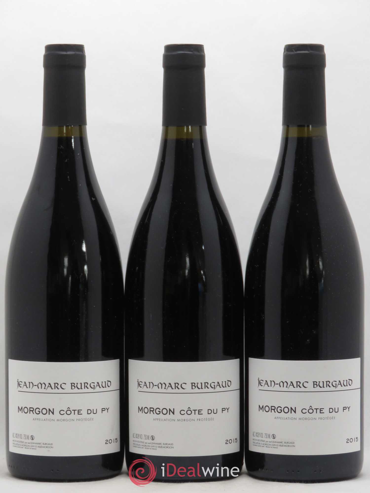 Morgon Côte du Py Jean-Marc Burgaud (Domaine) 2015 - Lot de 3 bouteilles - 0