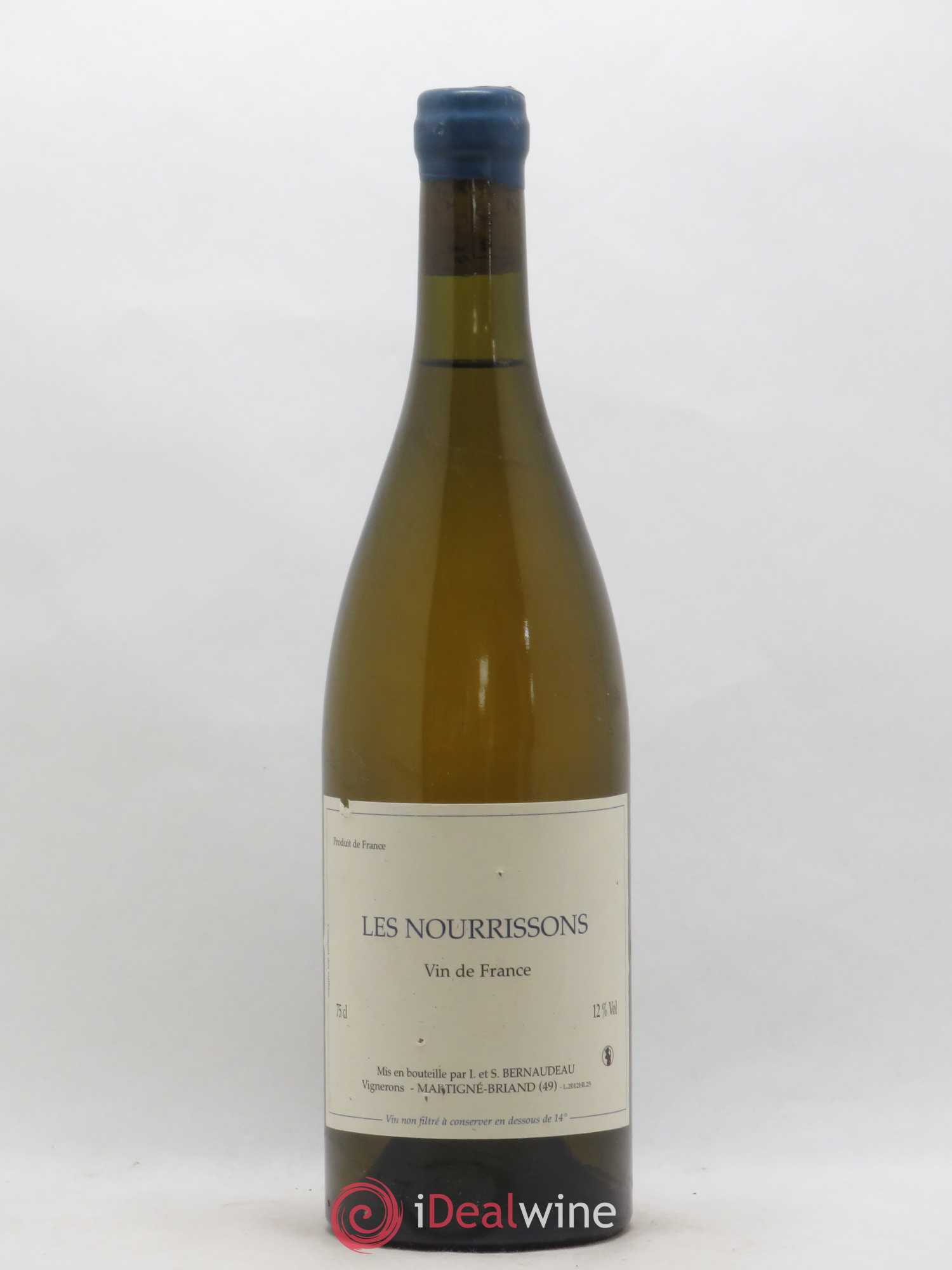 Vin de France Les Nourrissons Stéphane Bernaudeau 2012 - Lot de 1 bouteille - 0
