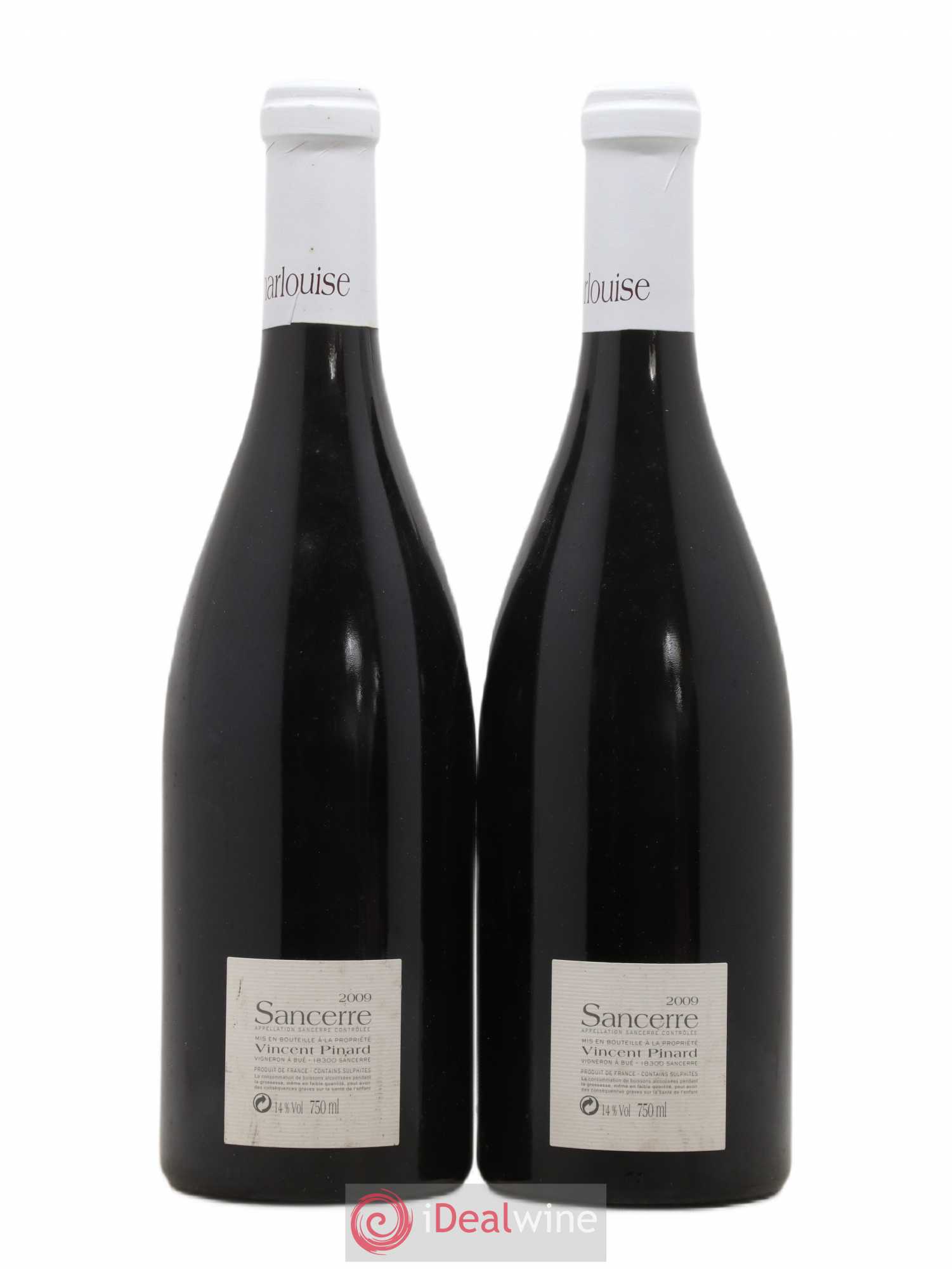 Sancerre Charlouise Vincent Pinard 2009 - Lot de 2 bouteilles - 1