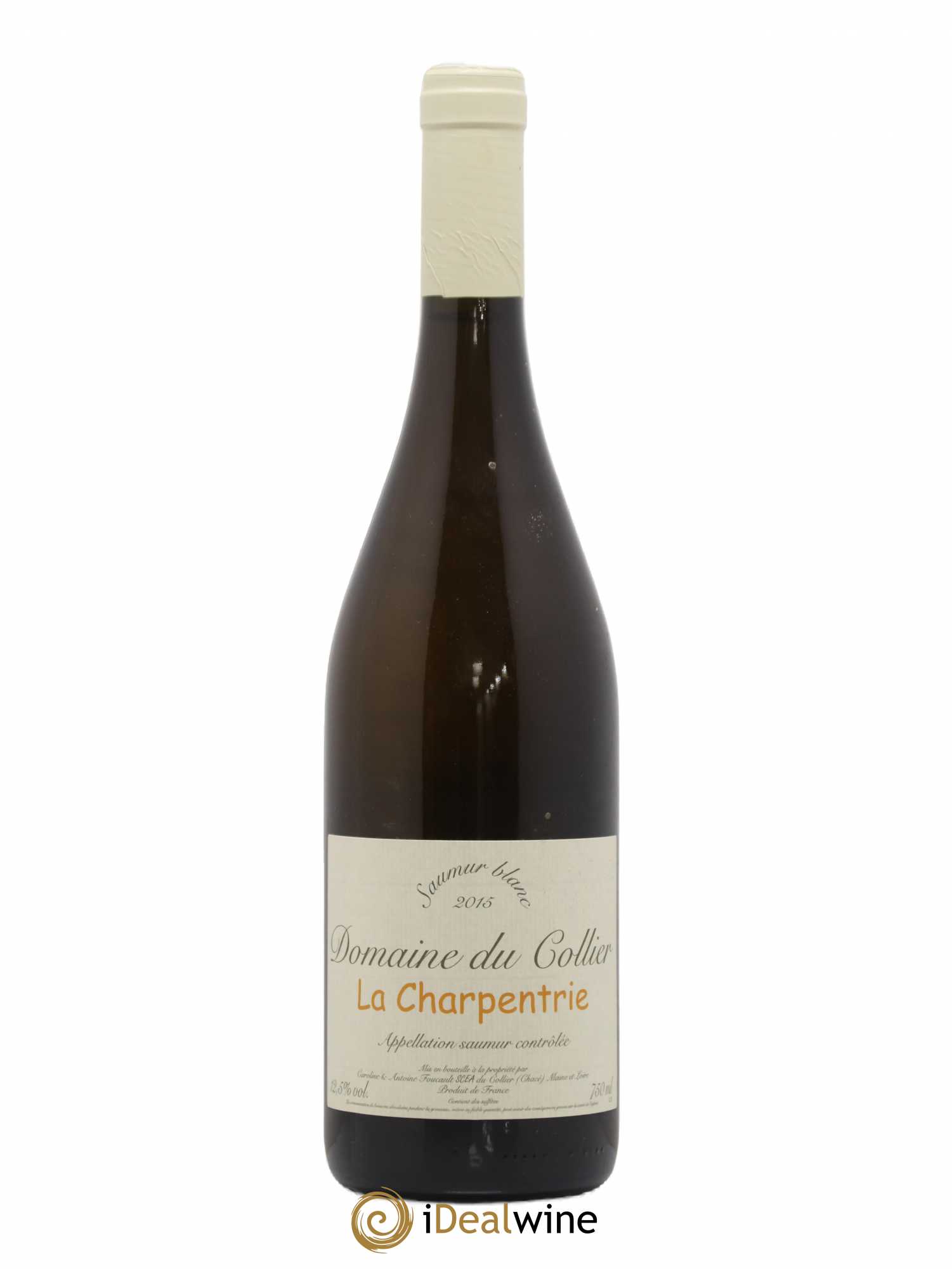 Saumur La Charpentrie Domaine du Collier 2015 - Lot de 1 bouteille - 0