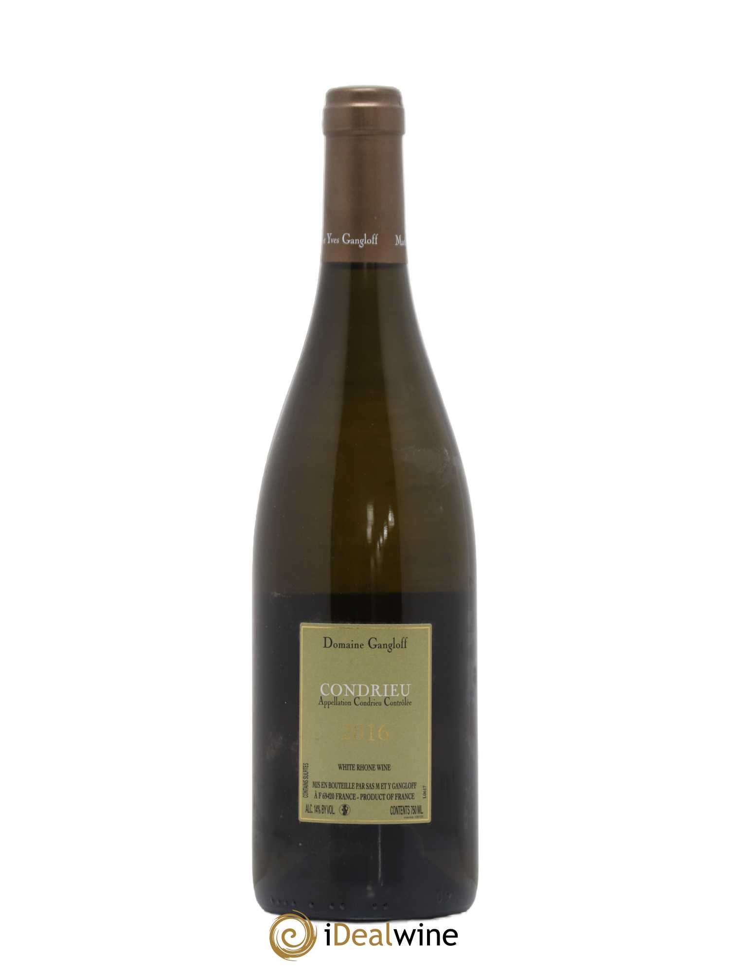 Condrieu Domaine Gangloff (Domaine) 2016 - Lot de 1 bouteille - 1