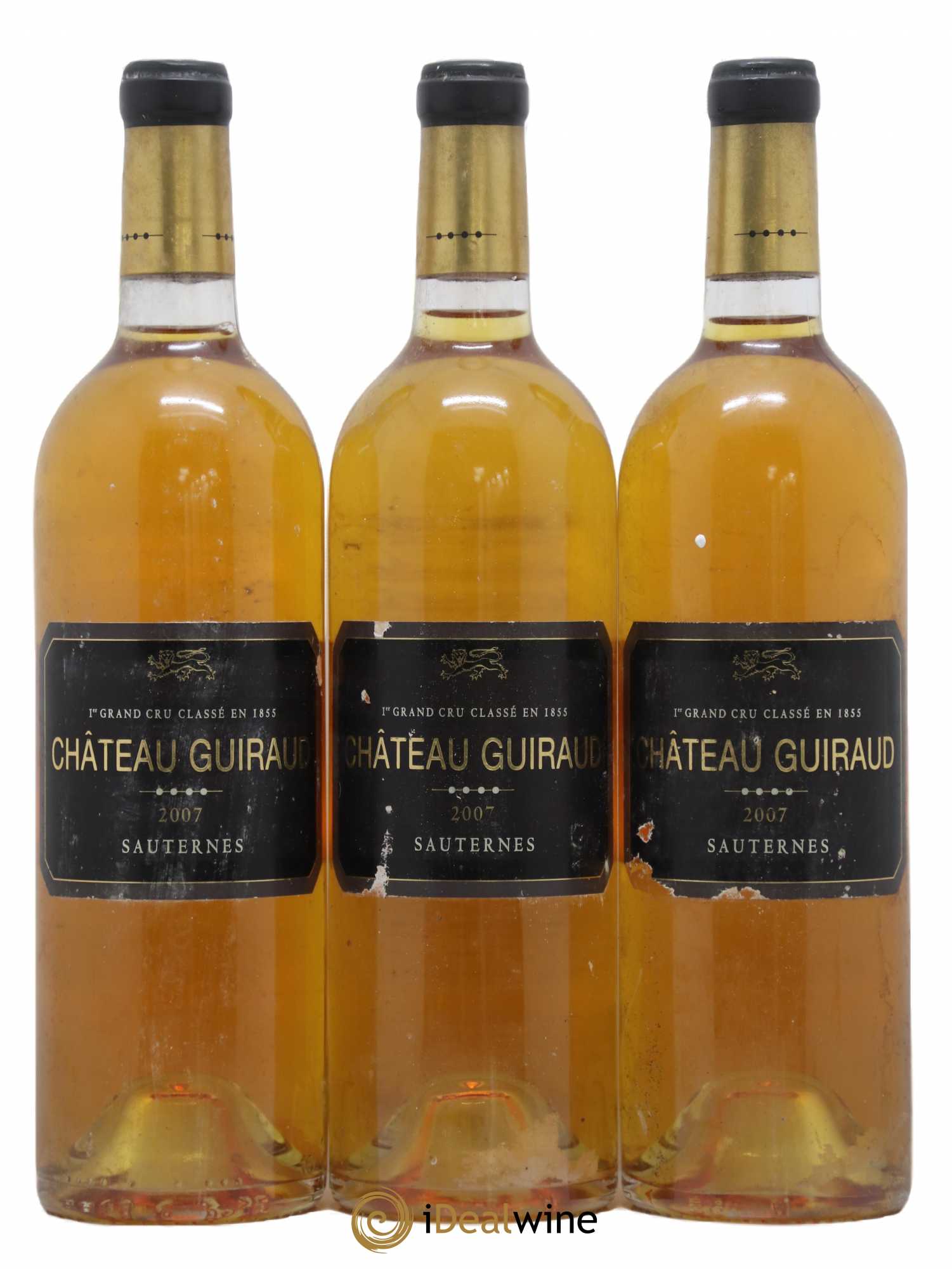 Château Guiraud 1er Grand Cru Classé 2007 - Lotto di 3 bottiglie - 0