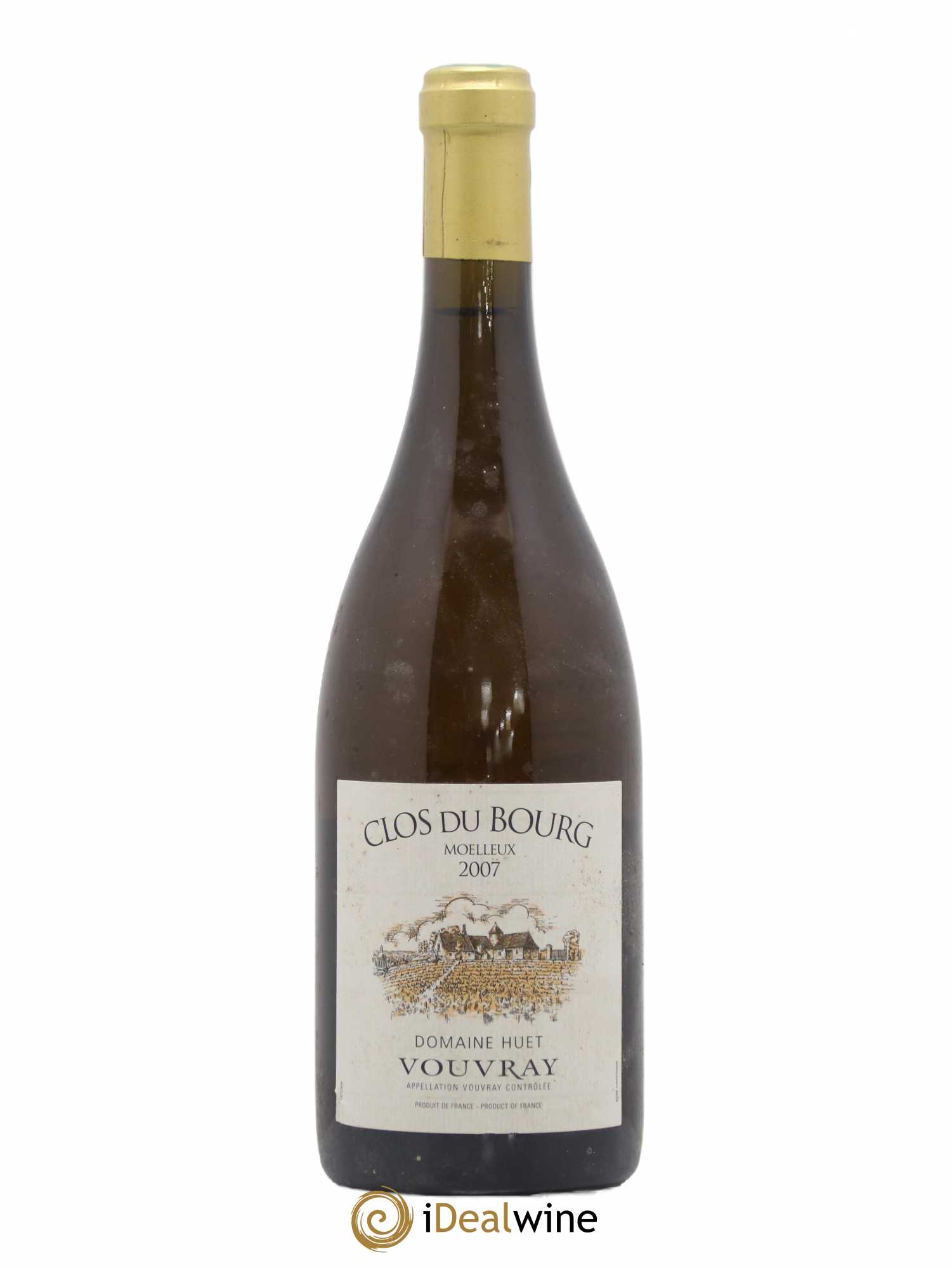 Vouvray Clos du Bourg Moelleux Domaine Huet 2007 - Lotto di 1 bottiglia - 0