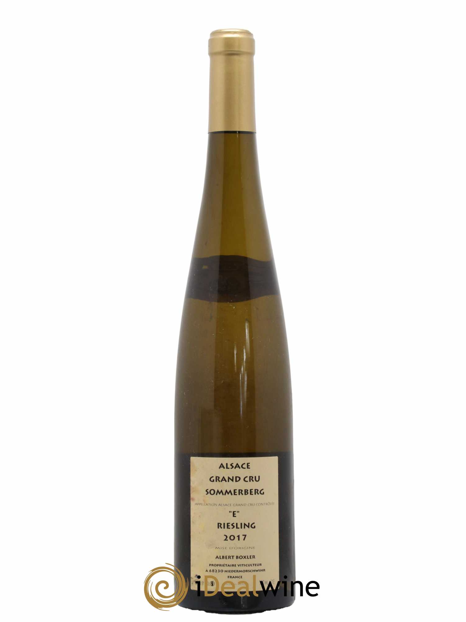 Alsace Riesling Grand Cru Sommerberg E Albert Boxler 2017 - Lot de 1 bouteille - 1