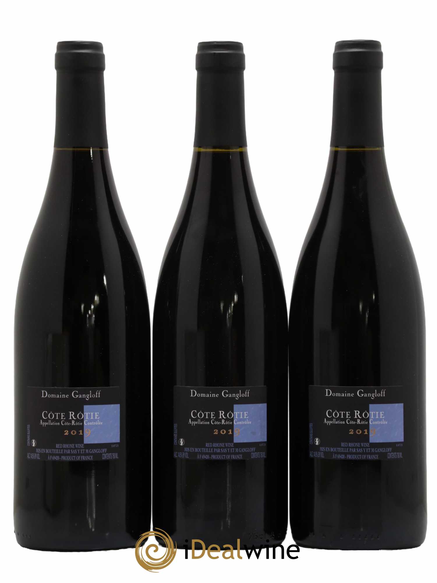 Côte-Rôtie La Barbarine Gangloff (Domaine) 2019 - Lot de 3 bouteilles - 1