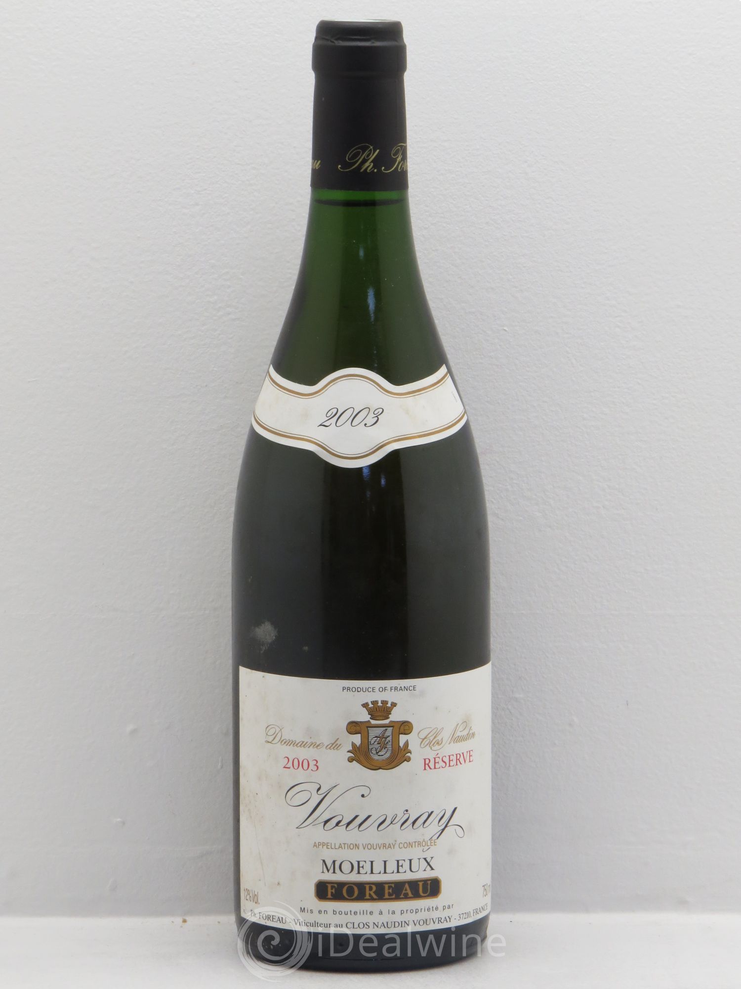 Vouvray Moelleux Réserve Clos Naudin - Philippe Foreau (senza prezzo di riserva) 2003 - Lotto di 1 bottiglia - 0
