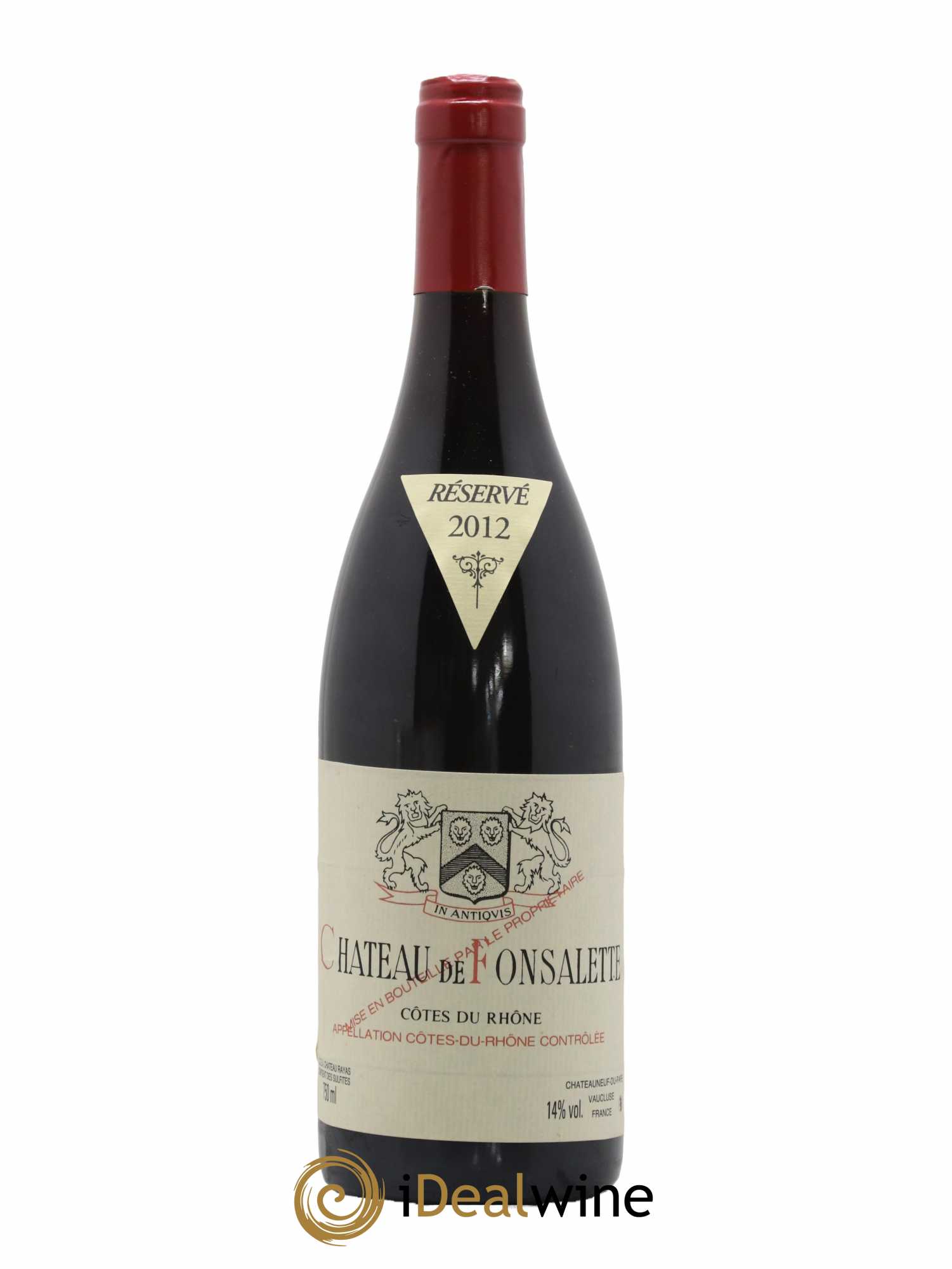 Côtes-du-Rhône Château de Fonsalette Emmanuel Reynaud 2012 - Lot de 1 bouteille - 0