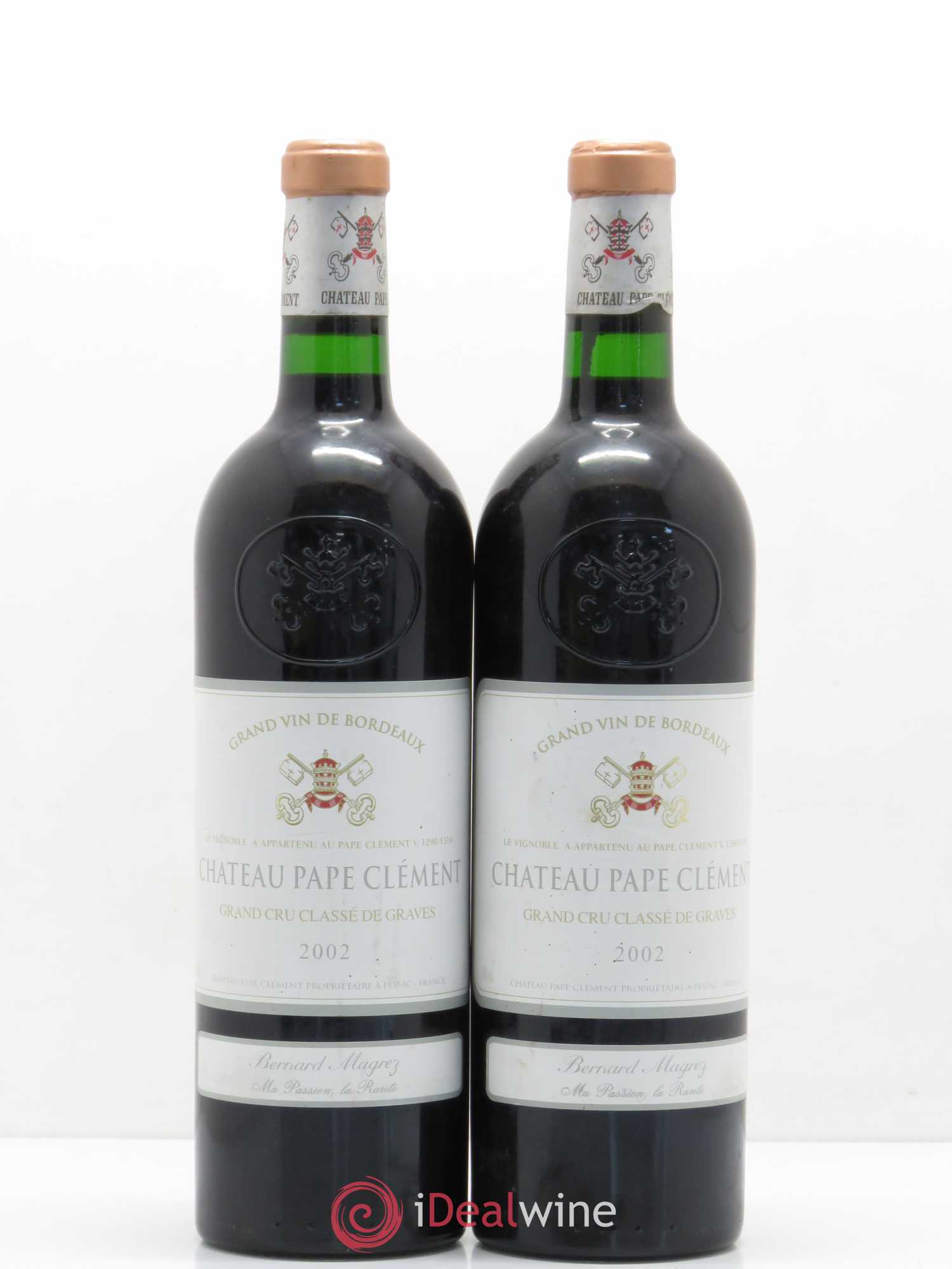 Château Pape Clément Cru Classé de Graves (sans prix de réserve) 2002 - Lot de 2 bouteilles - 0