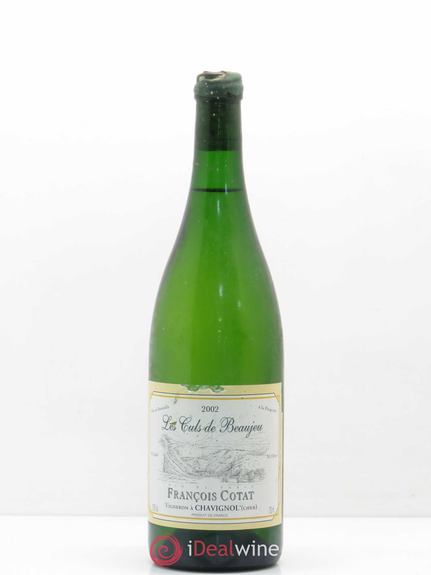 Sancerre Les Culs de Beaujeu François Cotat 2002 - Lot de 1 bouteille - 0