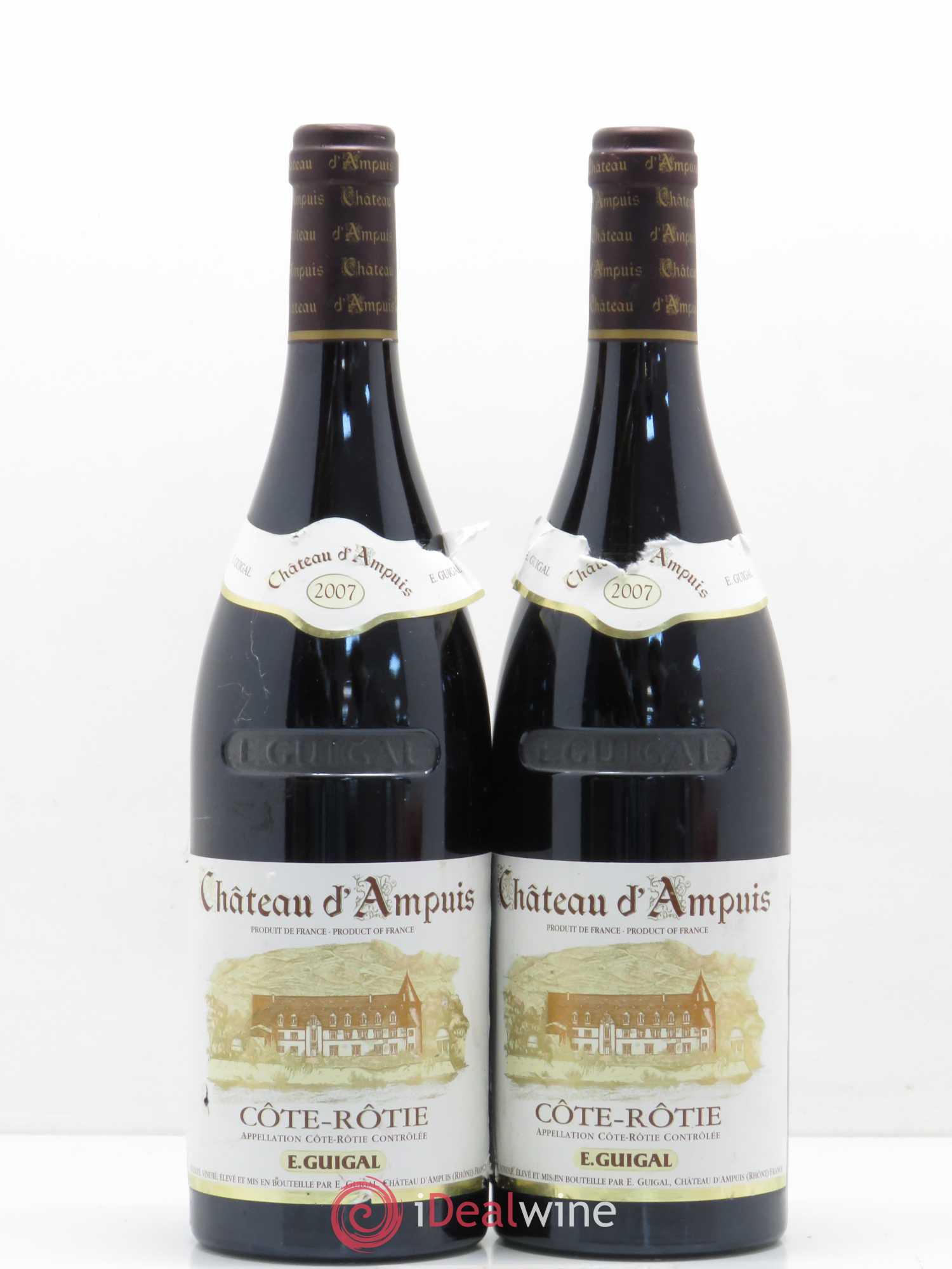 Côte-Rôtie Château d'Ampuis Guigal (sans prix de réserve) 2007 - Lot de 2 bouteilles - 0