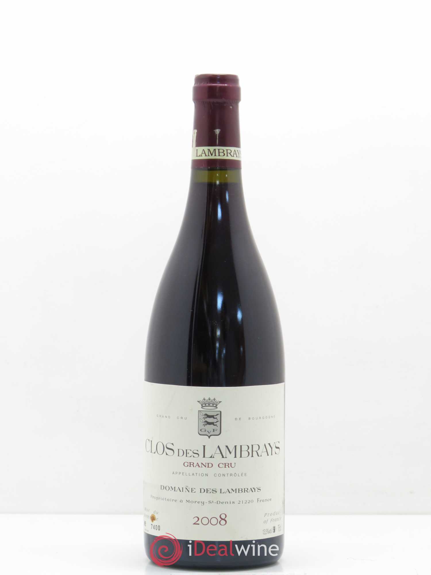 Clos des Lambrays Grand Cru Domaine des Lambrays 2008 - Lotto di 1 bottiglia - 0