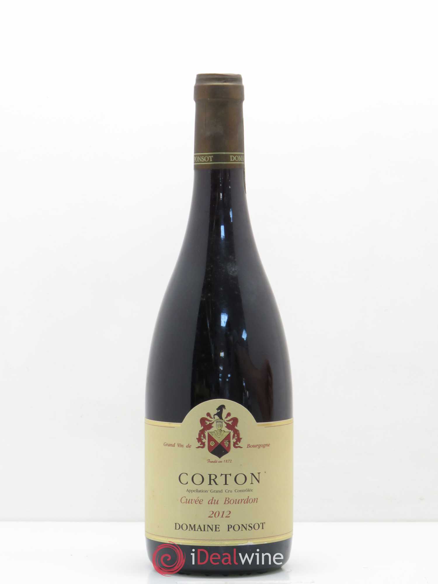 Corton Grand Cru Cuvée du Bourdon Ponsot (Domaine) (sans prix de réserve) 2012 - Lot de 1 bouteille - 0