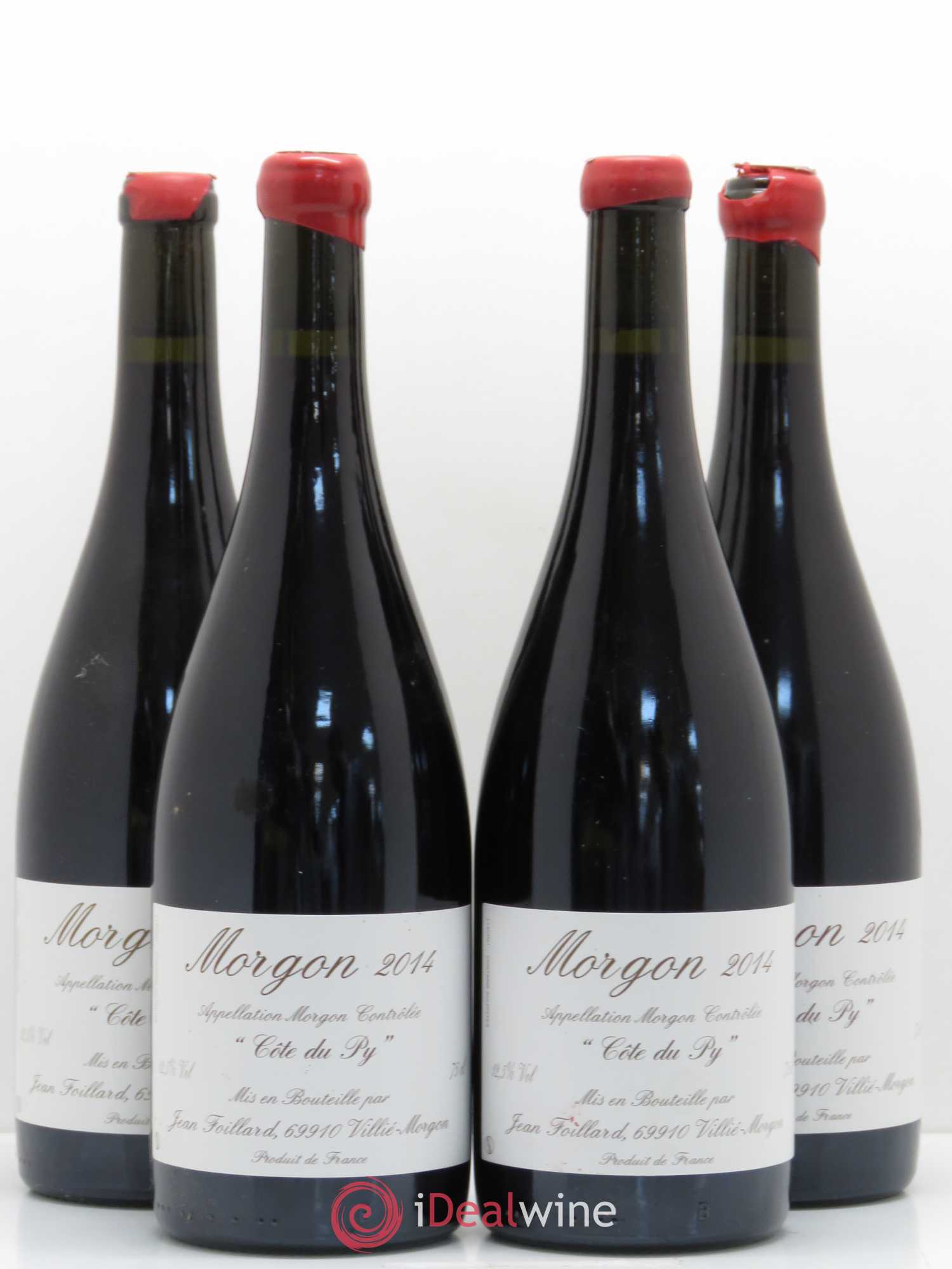 Morgon Côte du Py Jean Foillard 2014 - Lot de 4 bouteilles - 0