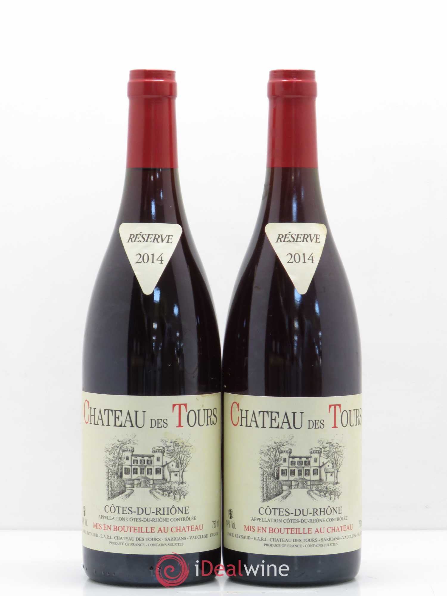 Côtes-du-Rhône Château des Tours Emmanuel Reynaud 2014 - Lot de 2 bouteilles - 0