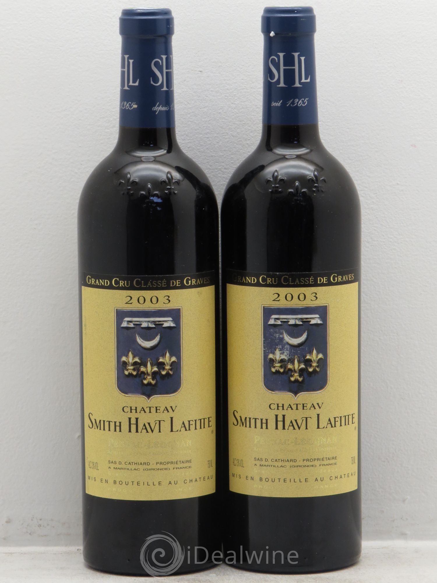 Château Smith Haut Lafitte Cru Classé de Graves 2003 - Lot de 2 bouteilles - 0