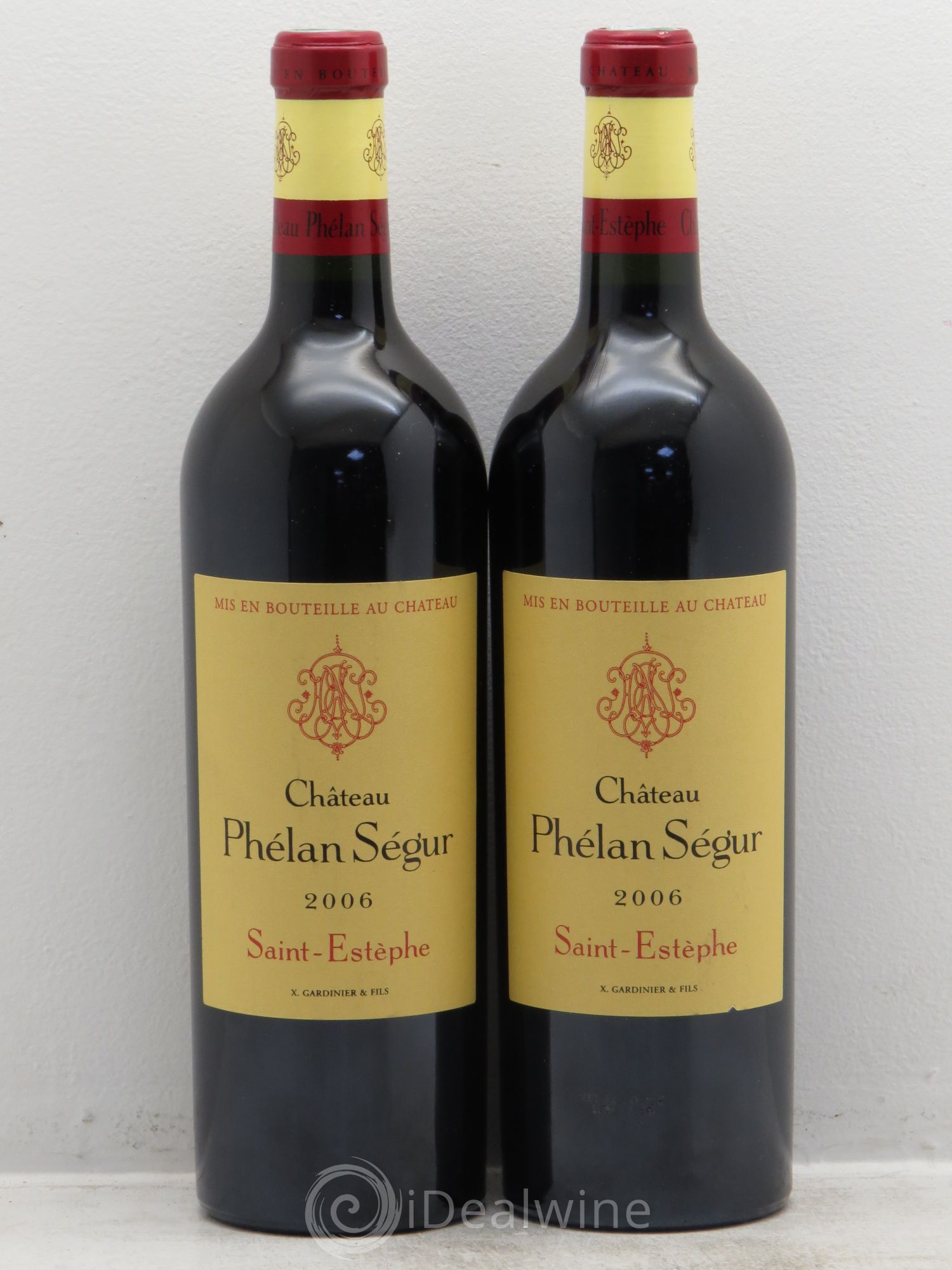 Château Phélan Ségur 2006 - Lot de 2 bouteilles - 0