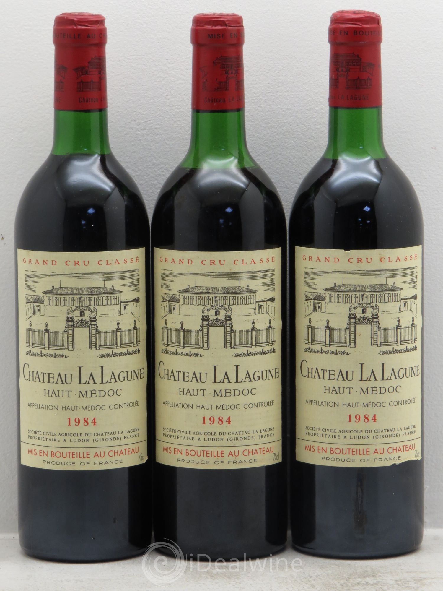 Château la Lagune 3ème Grand Cru Classé 1984 - Lot de 3 bouteilles - 0