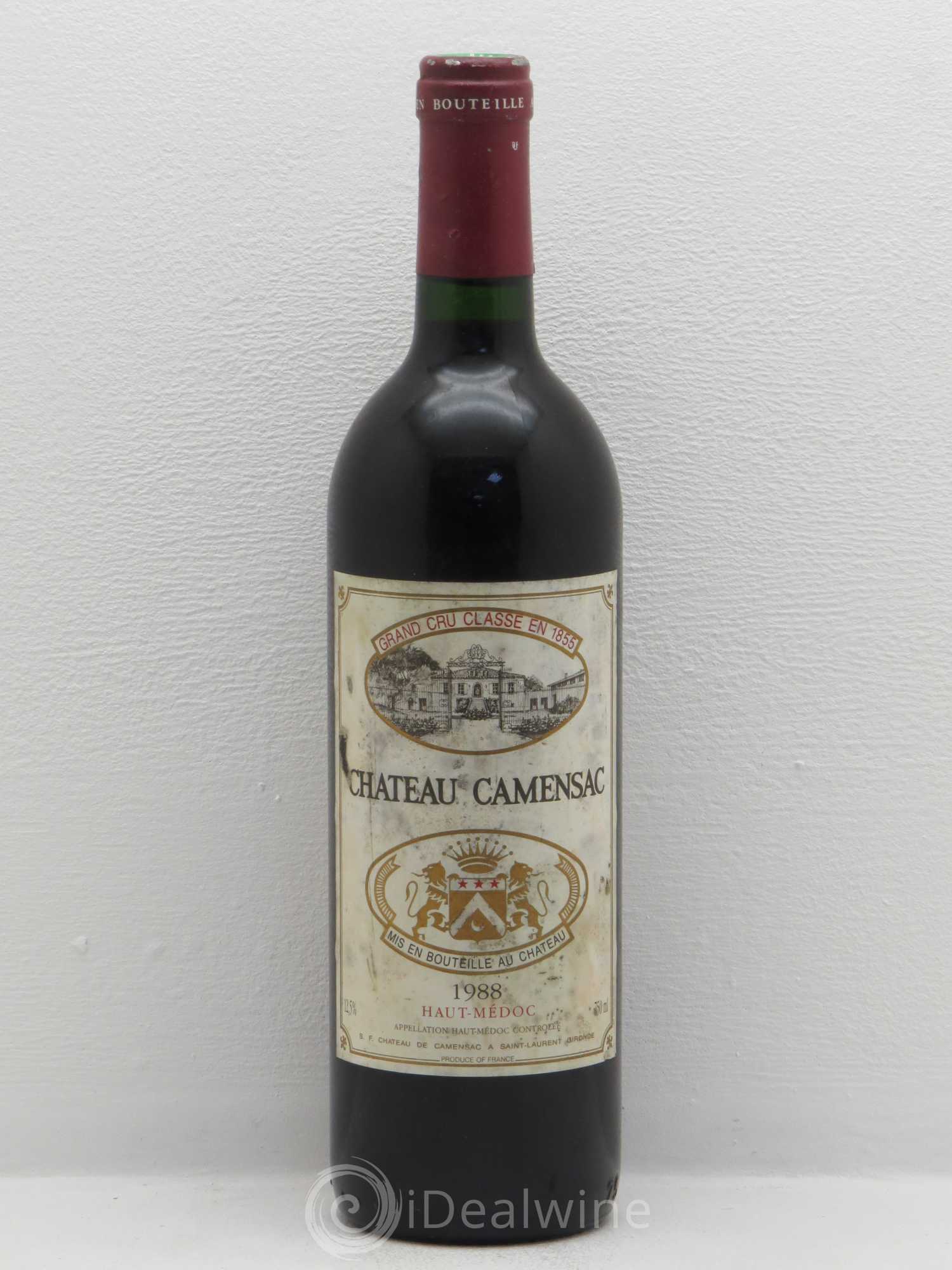 Château Camensac 5ème Grand Cru Classé 1988 - Lot de 1 bouteille - 0