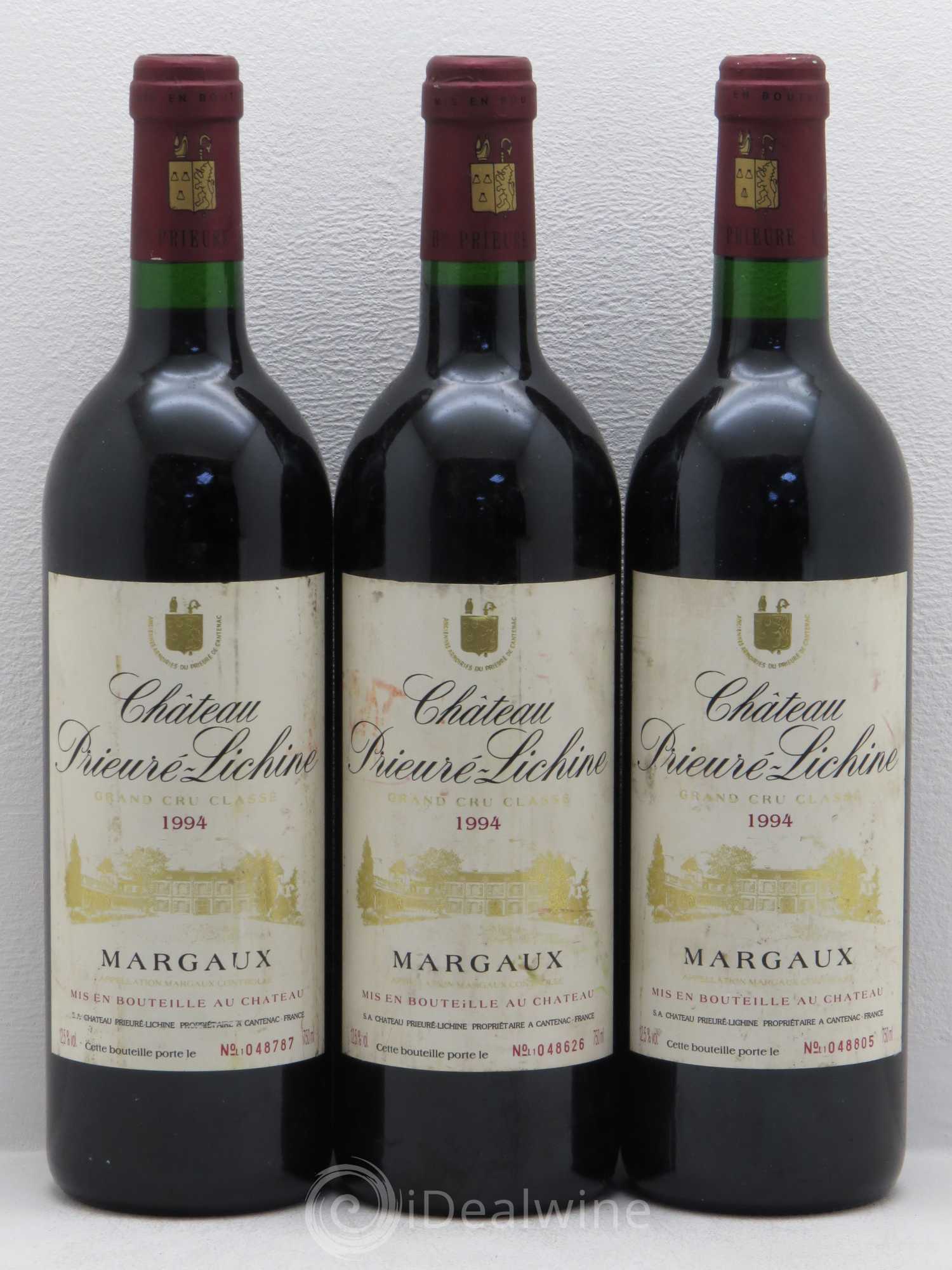 Château Prieuré Lichine 4ème Grand Cru Classé 1994 - Lot de 6 bouteilles - 2