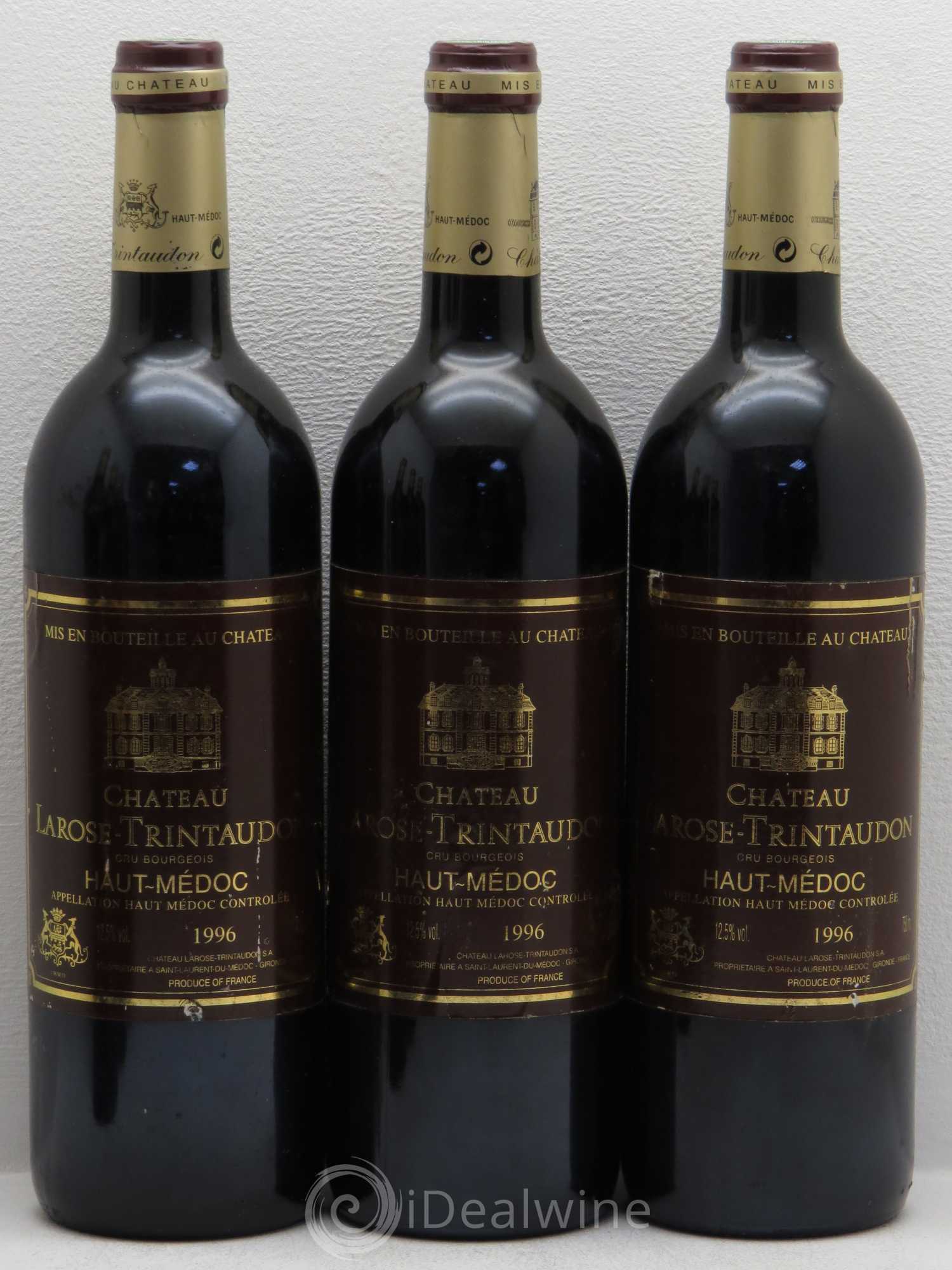 Château Larose Trintaudon Cru Bourgeois (sans prix de réserve) 1996 - Lot de 6 bouteilles - 1