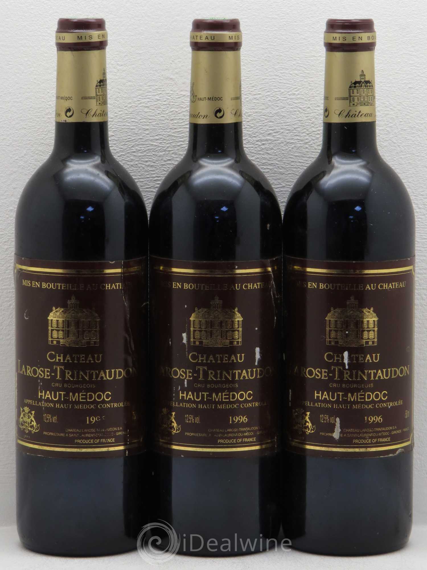 Château Larose Trintaudon Cru Bourgeois (sans prix de réserve) 1996 - Lot de 6 bouteilles - 2