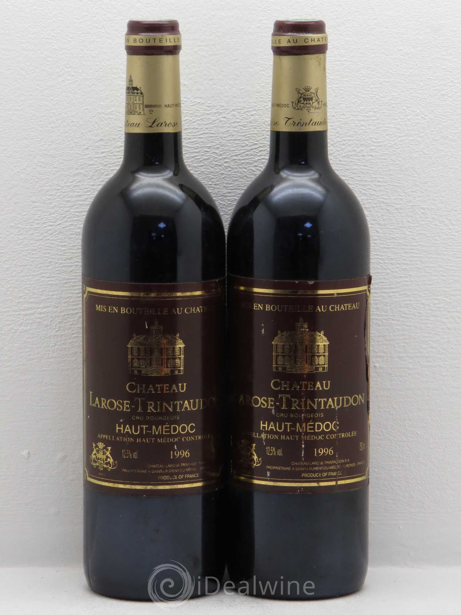 Château Larose Trintaudon Cru Bourgeois 1996 - Lot de 2 bouteilles - 0