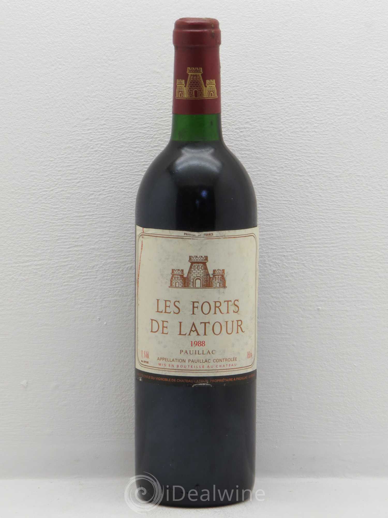 Les Forts de Latour Second Vin 1988 - Lot de 1 bouteille - 0