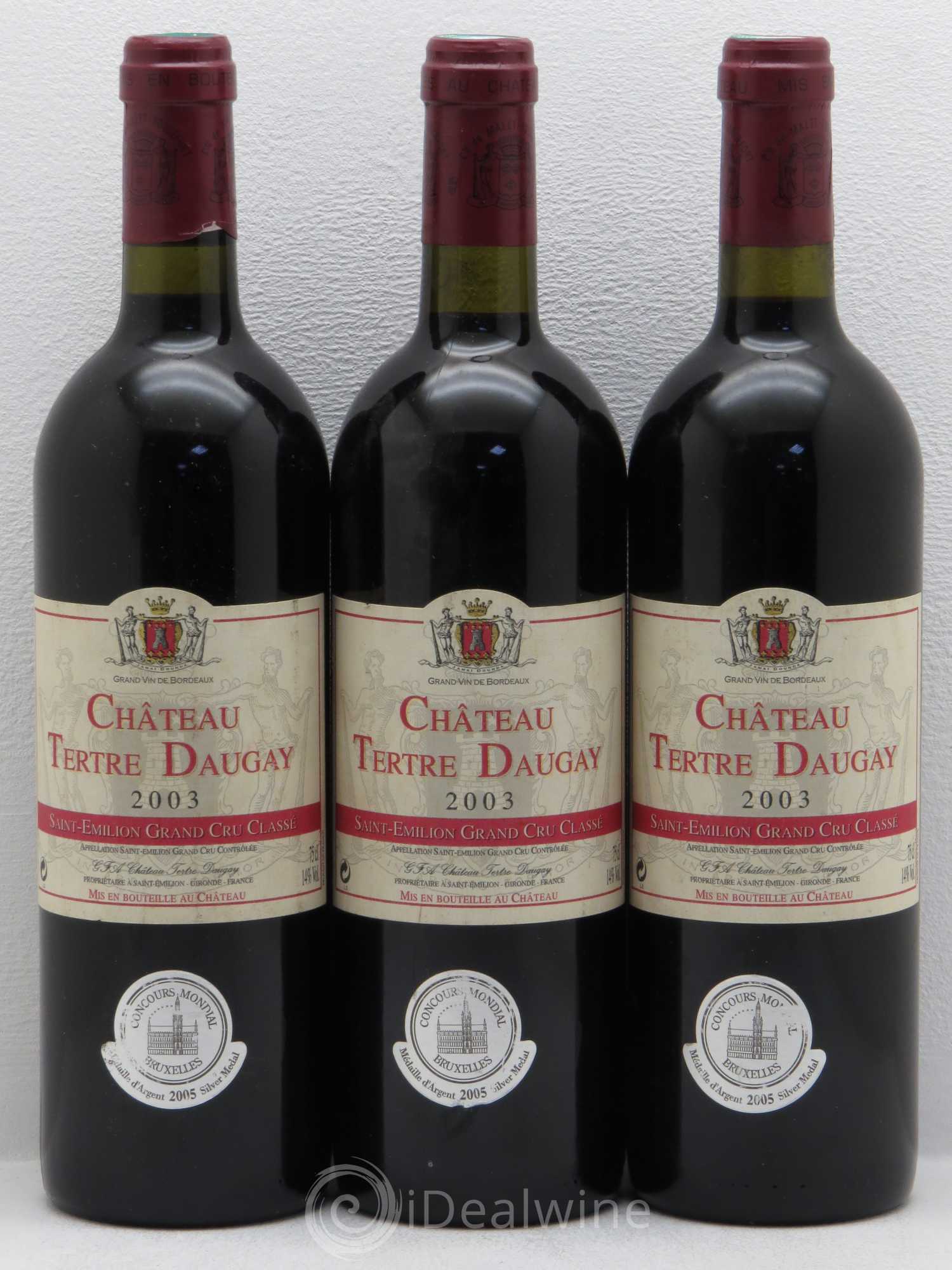 Château Tertre Daugay Grand Cru Classé 2003 - Lot de 12 bouteilles - 4