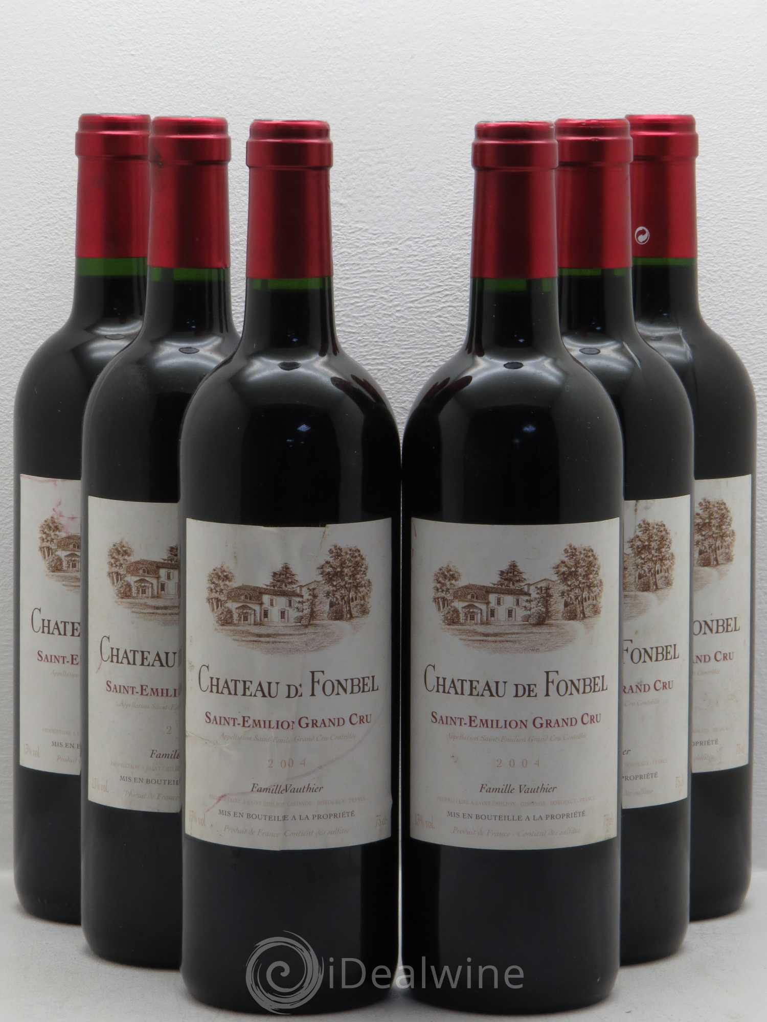 Château de Fonbel 2004 - Lot de 6 bouteilles - 0